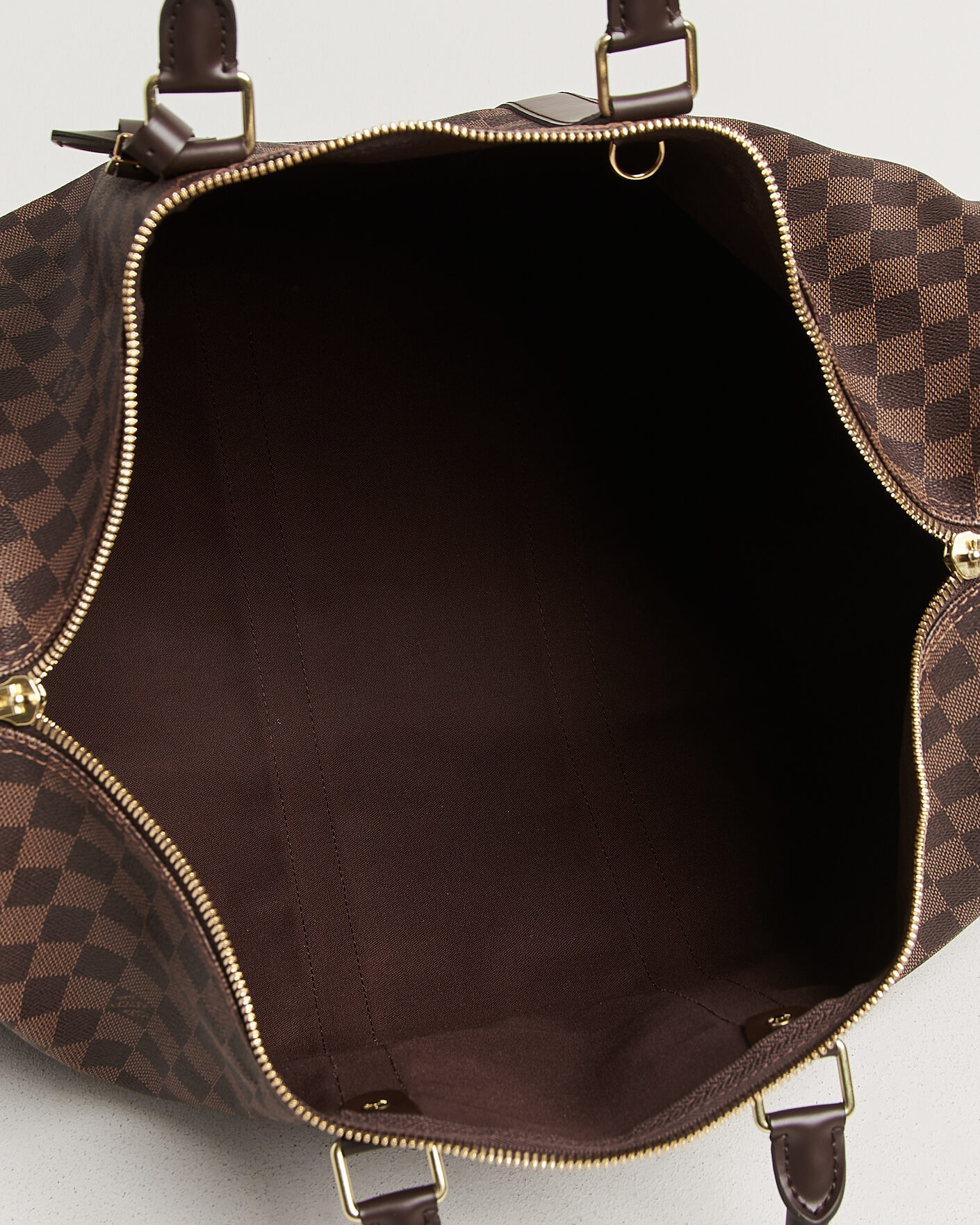 Herr | Pre-Owned & Vintage Bags | Louis Vuitton Pre-Owned | Keepall 50 Damier Ebene