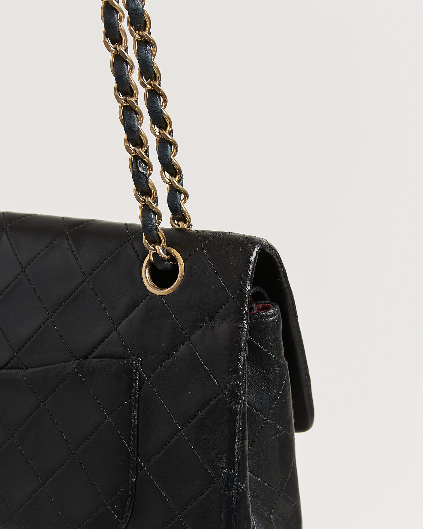 Herr | Pre-Owned & Vintage Bags | Chanel Pre-Owned | Classic Medium Double Flap Bag Lambskin Black