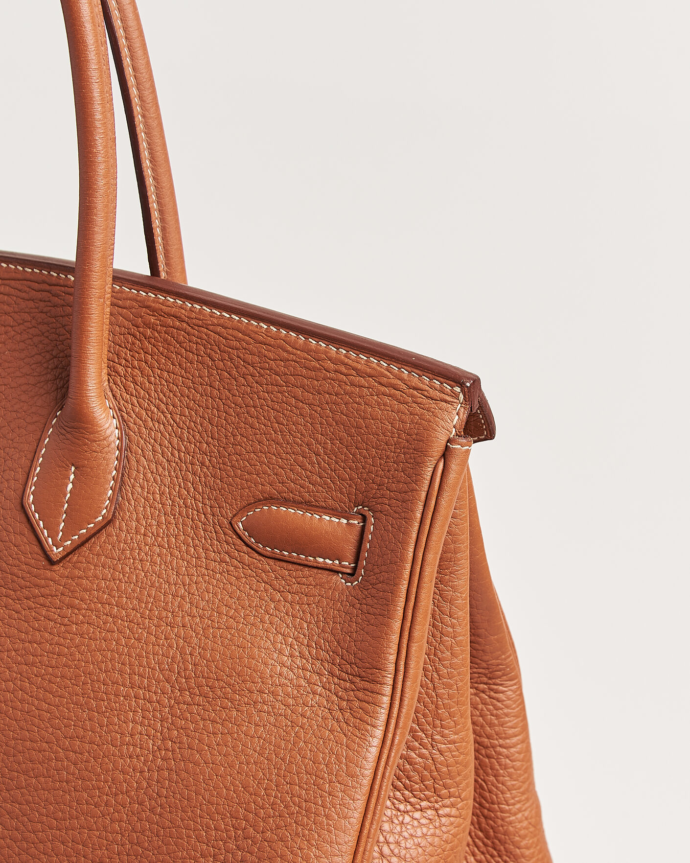 Herr | Pre-Owned & Vintage Bags | Hermès Pre-Owned | Birkin 35 Togo Leather Cognac Brown