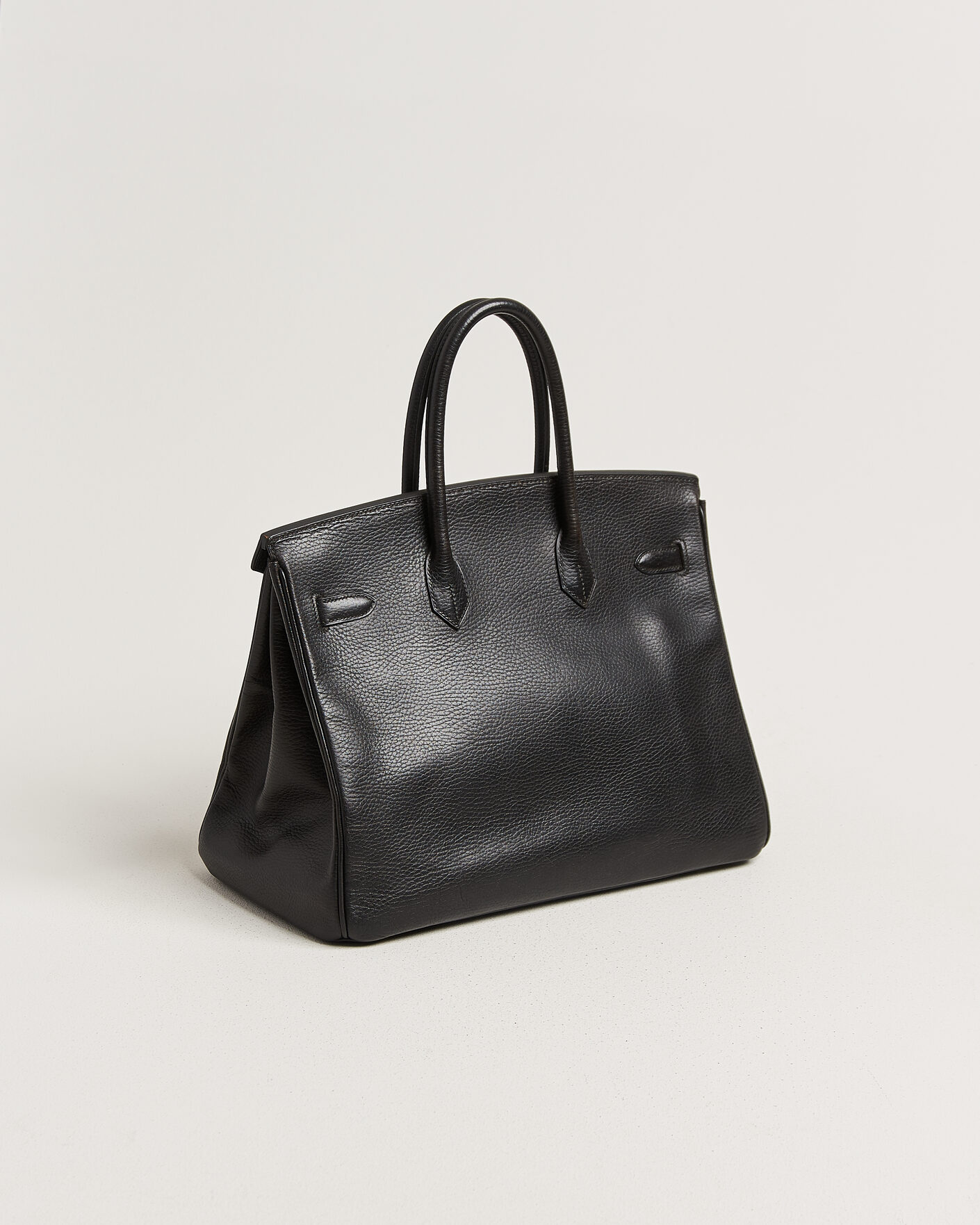 Herr | Pre-Owned & Vintage Bags | Hermès Pre-Owned | Birkin 35 Retourné Ardennes Leather Black