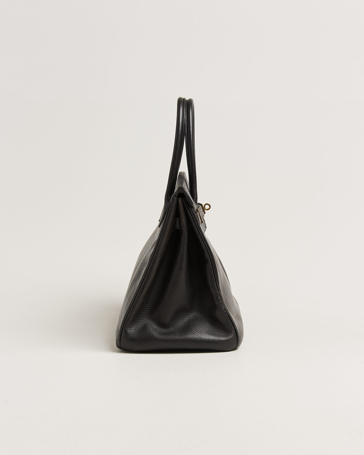 Herr | Pre-Owned & Vintage Bags | Hermès Pre-Owned | Birkin 35 Retourné Ardennes Leather Black