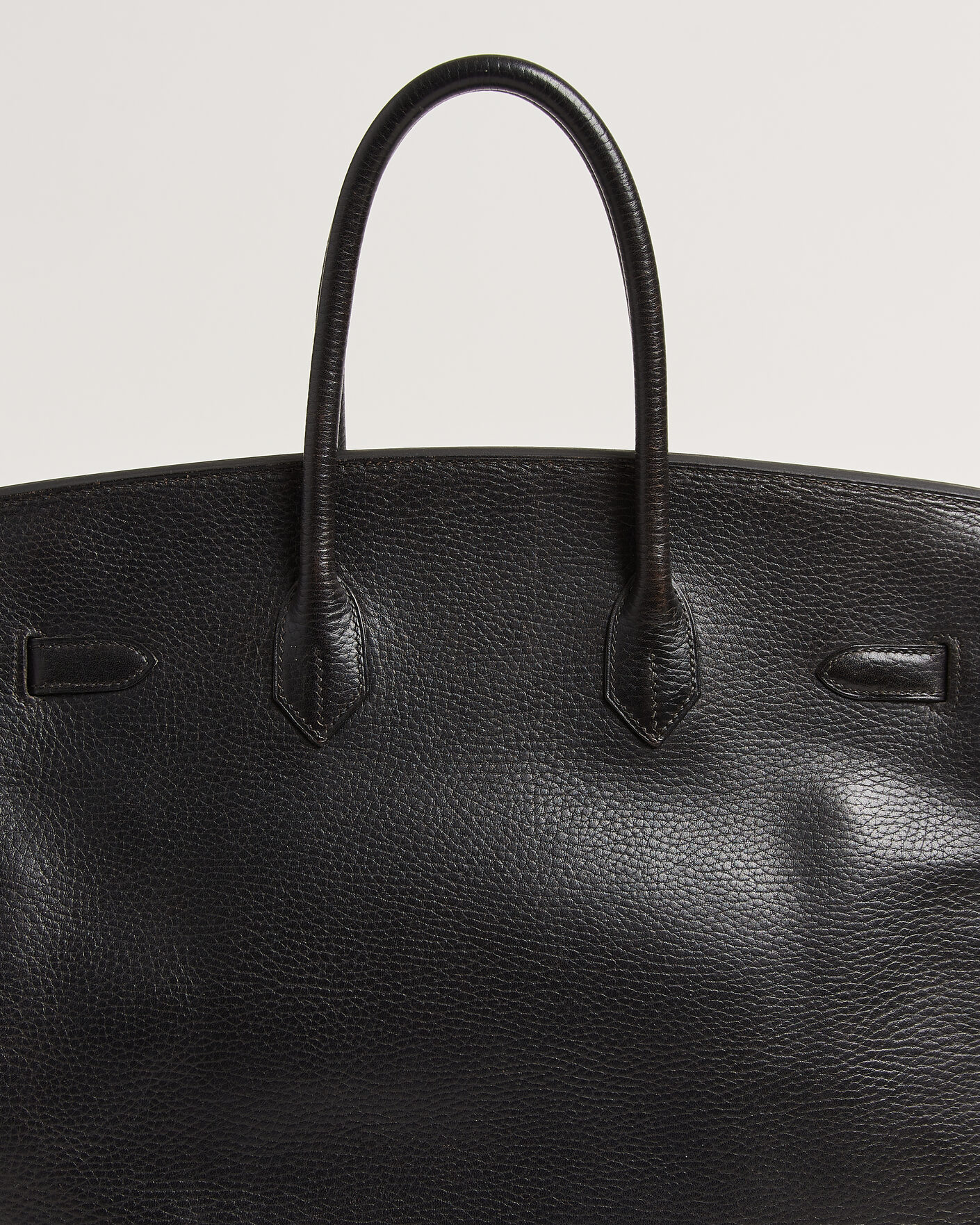 Herr | Pre-Owned & Vintage Bags | Hermès Pre-Owned | Birkin 35 Retourné Ardennes Leather Black