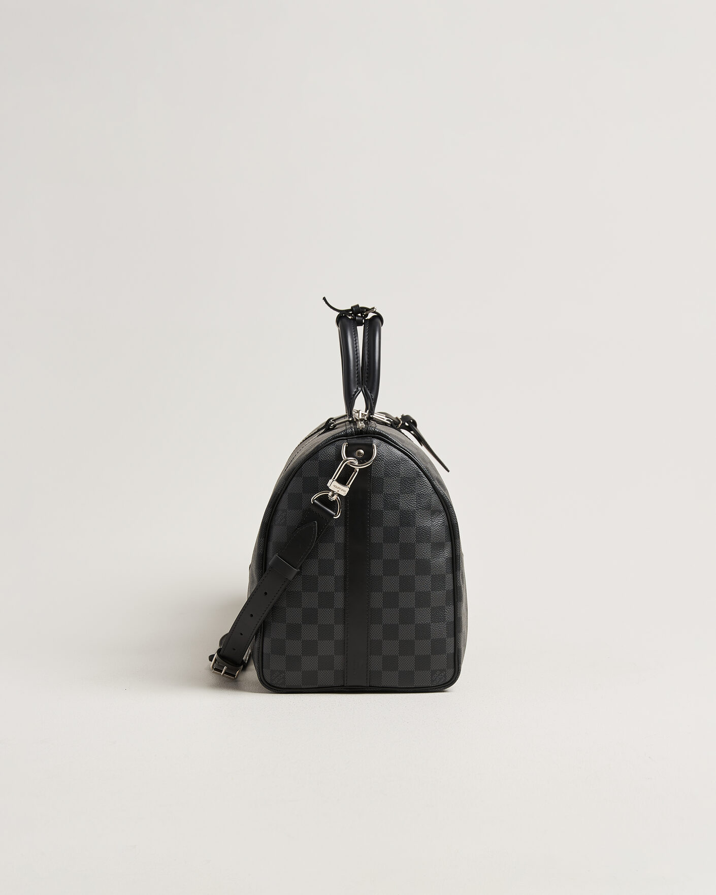 Herr | Pre-Owned & Vintage Bags | Louis Vuitton Pre-Owned | Keepall 45 Bandouliére Damier graphite