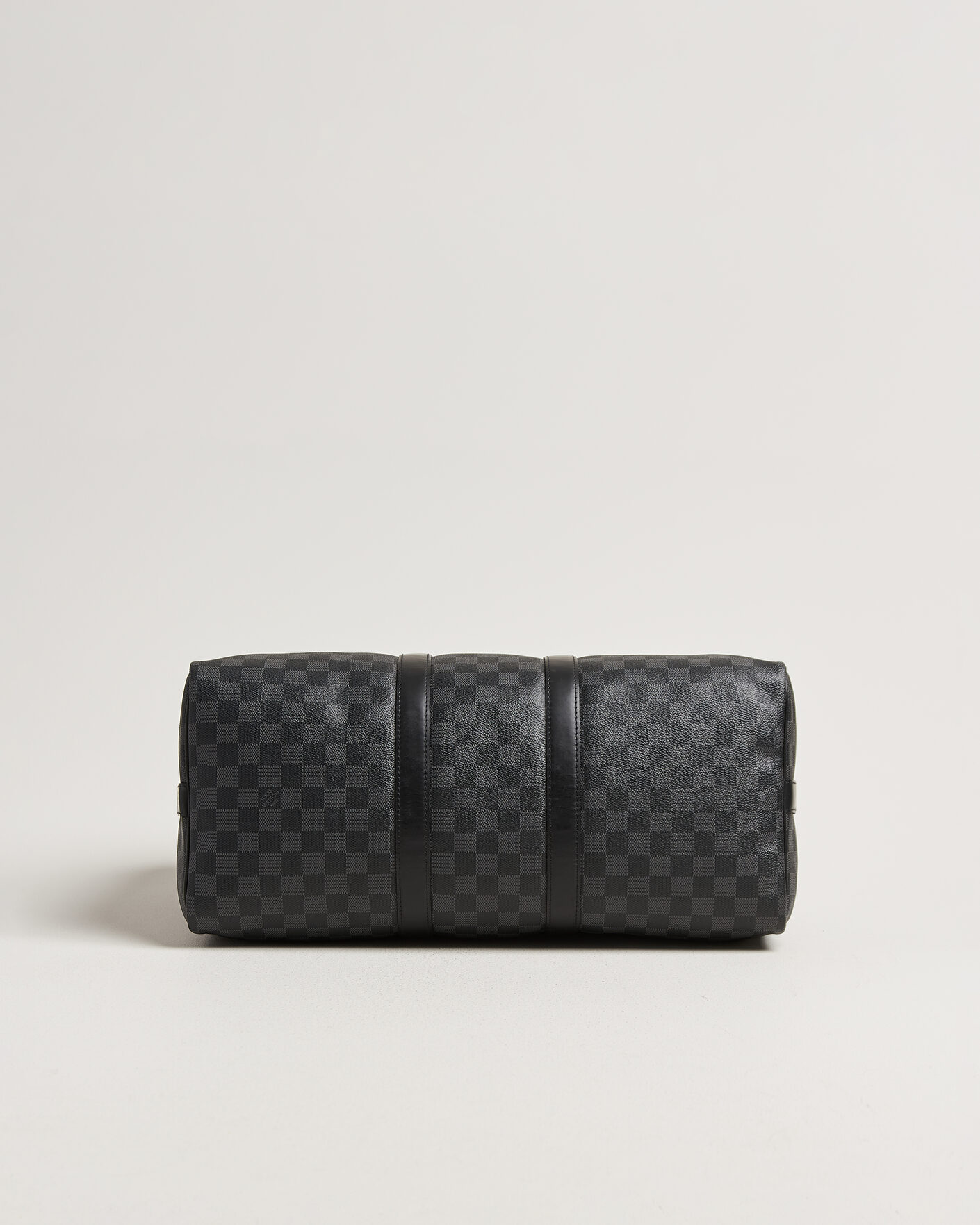 Herr | Pre-Owned & Vintage Bags | Louis Vuitton Pre-Owned | Keepall 45 Bandouliére Damier graphite