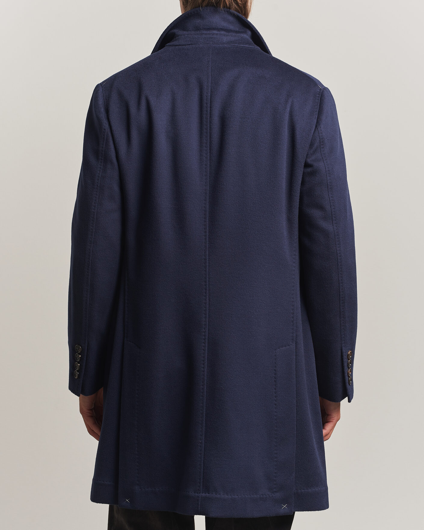 Herr | Jackor | Brunello Cucinelli | Soft Wool Coat Navy