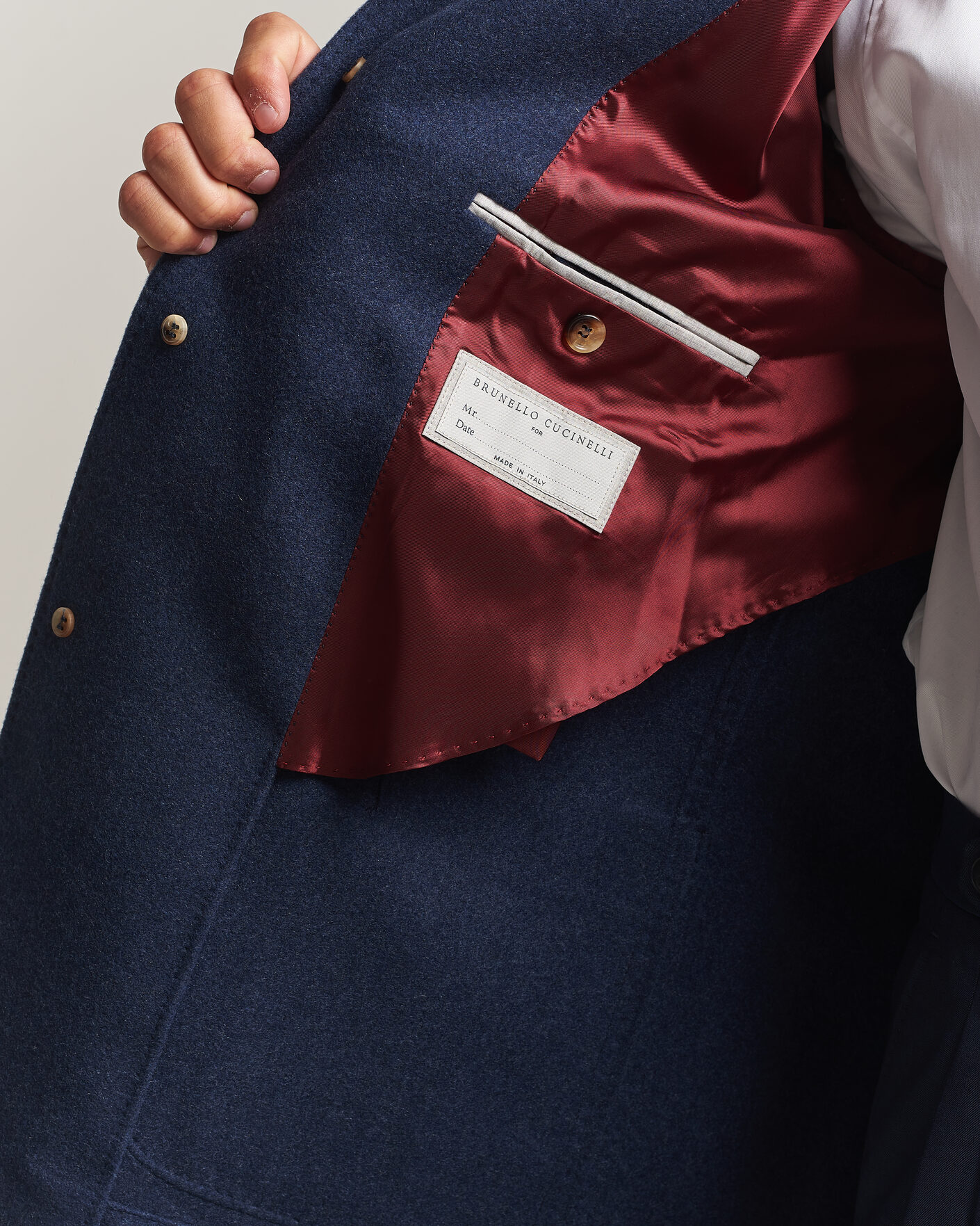Herr | Jackor | Brunello Cucinelli | Cashmere City Jacket Navy