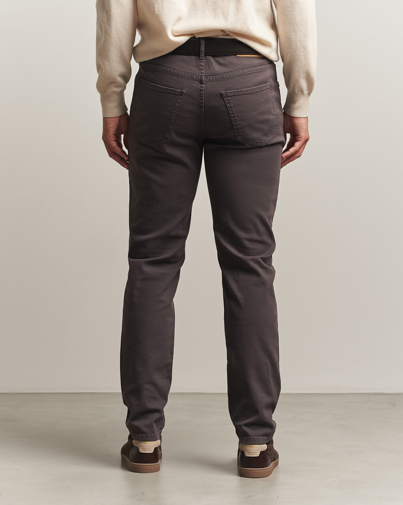 Herr | Byxor | Brunello Cucinelli | Slim Fit Bull Denim Pants Dark Brown