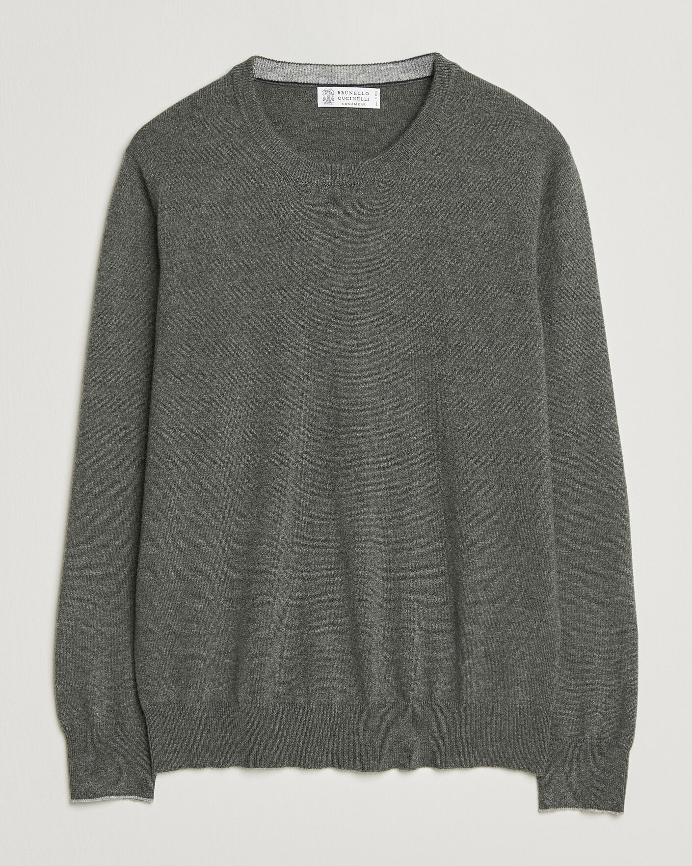 Herr | Tröjor | Brunello Cucinelli | 2 Ply Cashmere Pullover Forest Green
