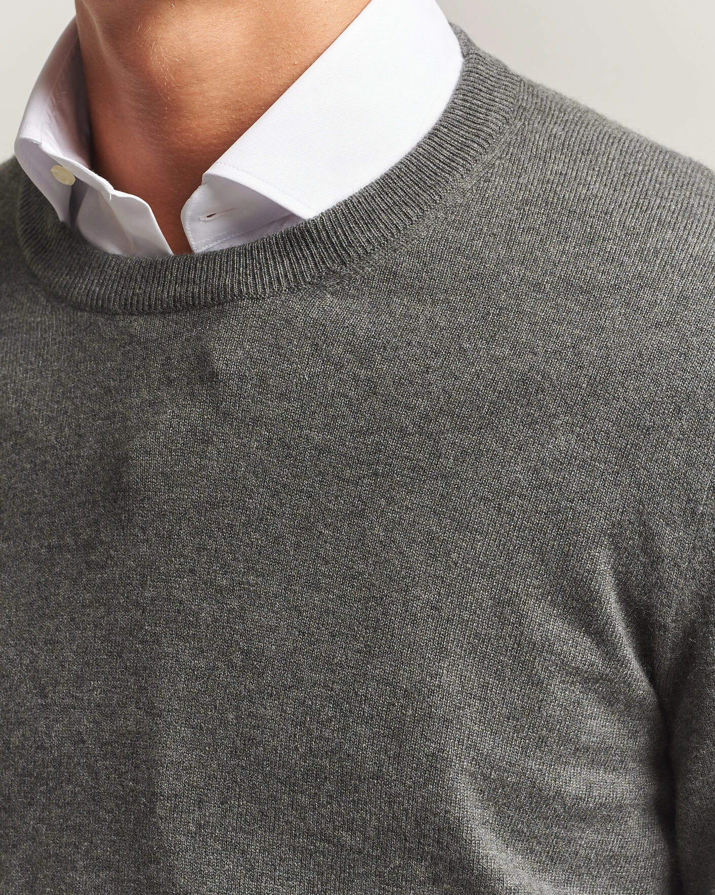 Herr | Tröjor | Brunello Cucinelli | 2 Ply Cashmere Pullover Forest Green