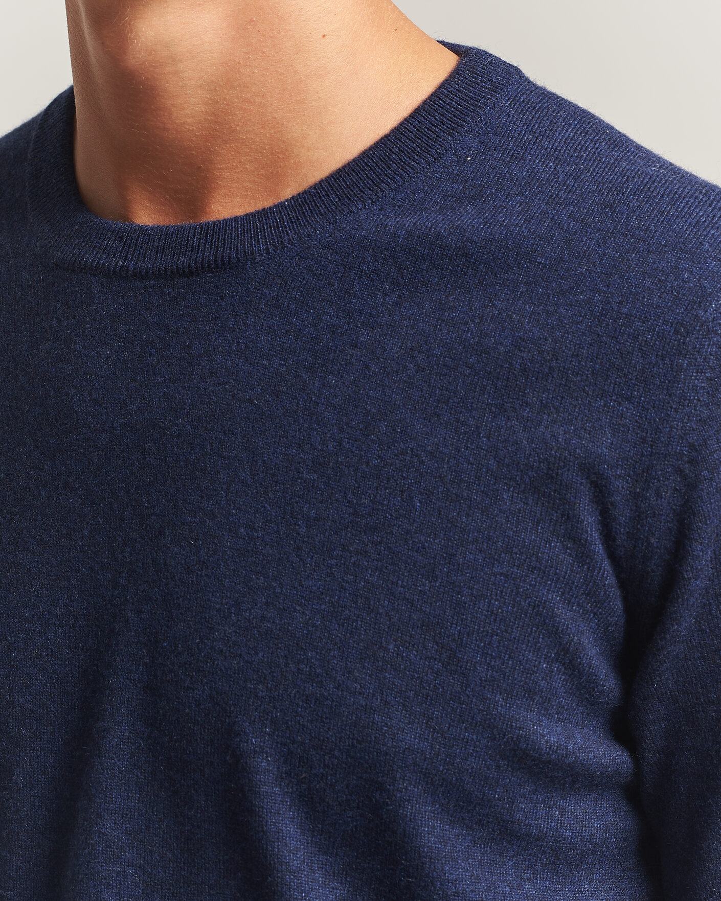 Herr | Tröjor | Brunello Cucinelli | 2 Ply Cashmere Pullover Marine