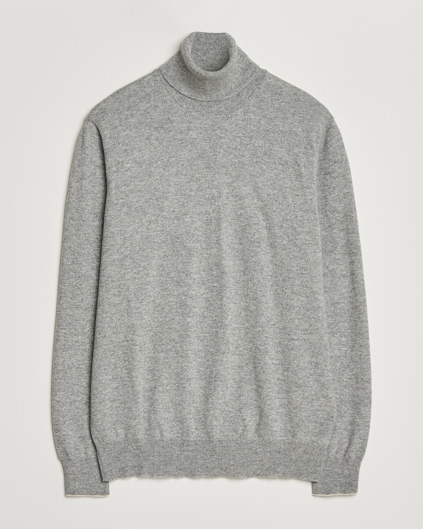 Herr | Tröjor | Brunello Cucinelli | 2 Ply Cashmere Rollneck Grey Melange