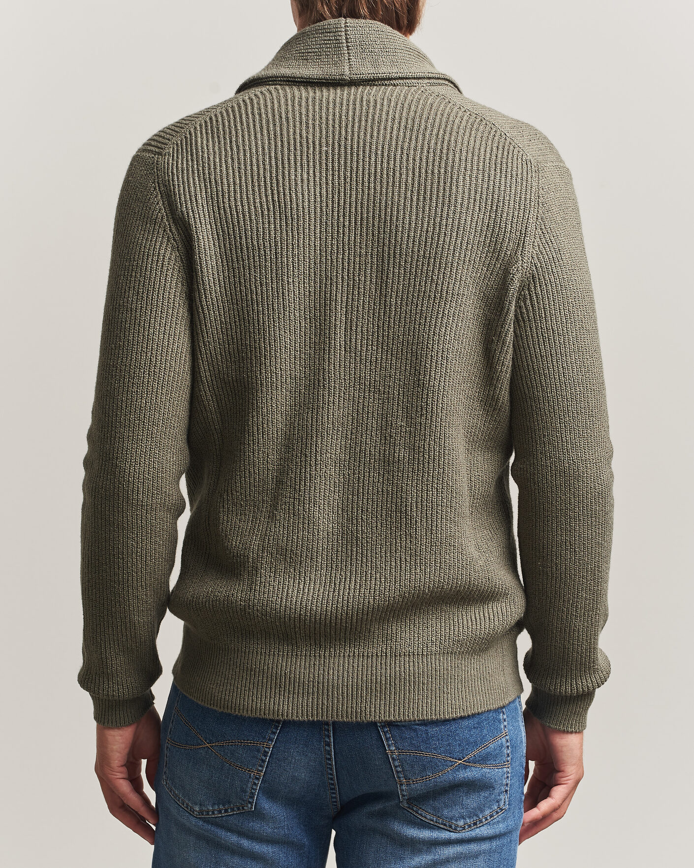 Herr | Tröjor | Brunello Cucinelli | Shawl Collar Cardigan Forest Green