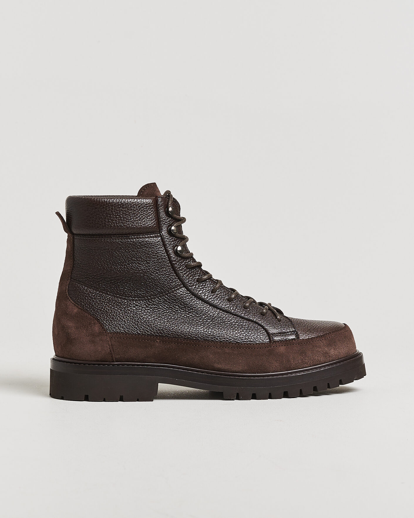 Herr | Kängor | Brunello Cucinelli | Lace Up Boots Dark Brown