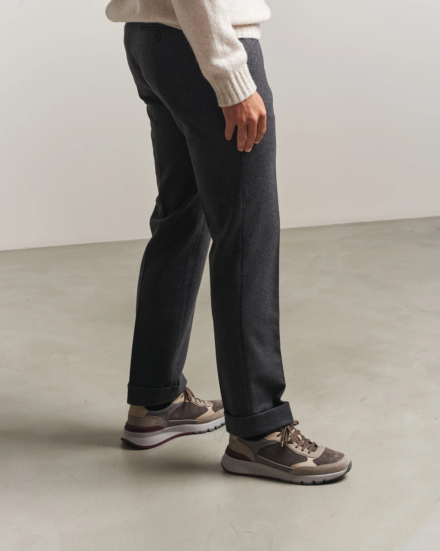 Herr | Sneakers | Brunello Cucinelli | Running Sneakers Grey