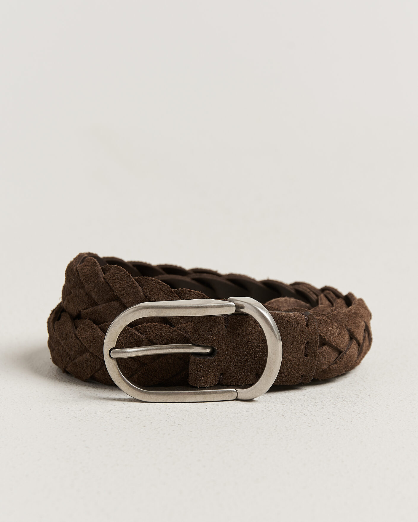 Herr | Bälten | Brunello Cucinelli | Suede Belt Dark Brown