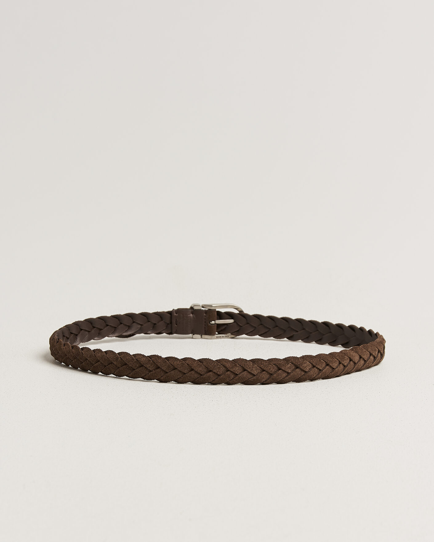 Herr | Bälten | Brunello Cucinelli | Suede Belt Dark Brown