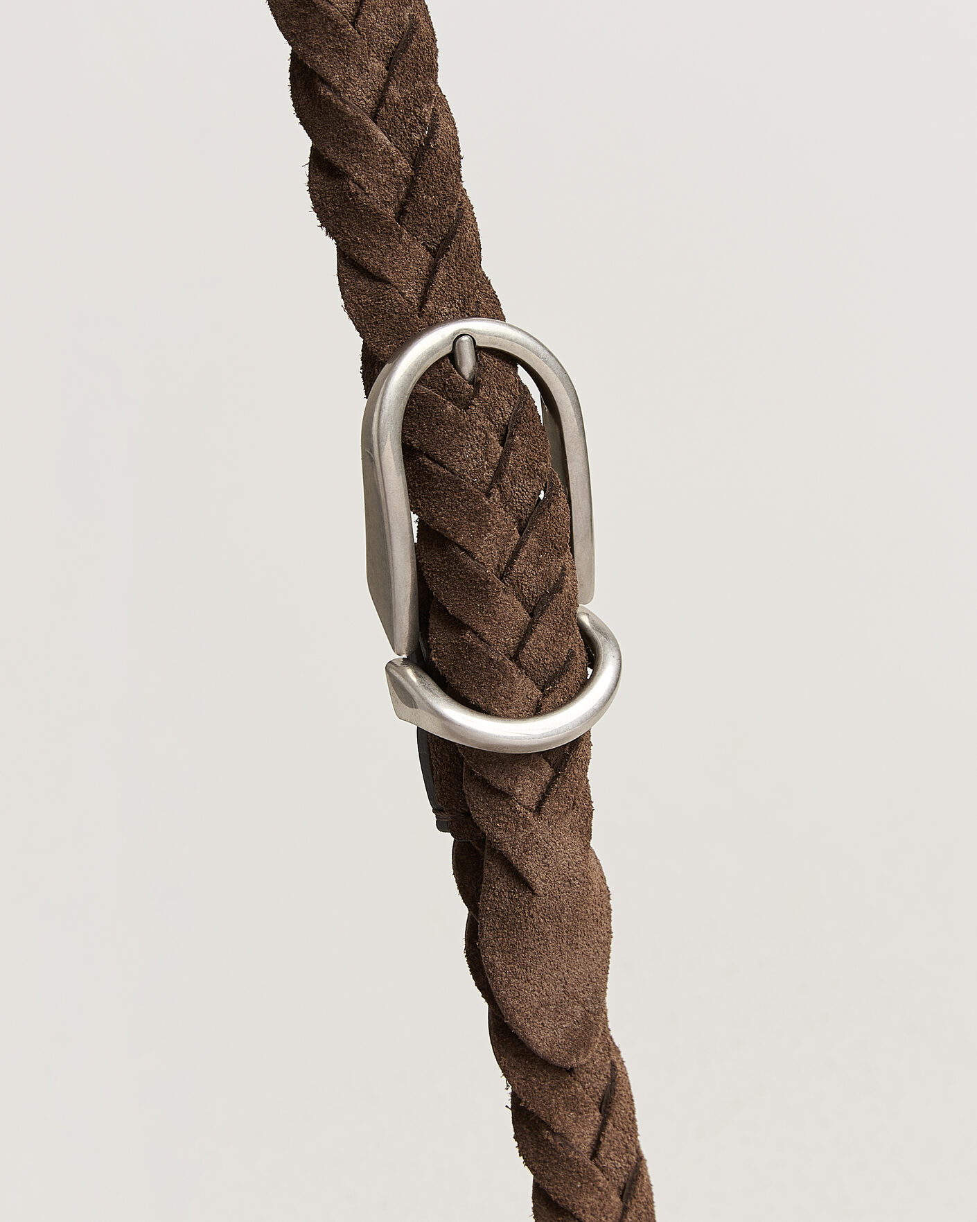 Herr | Bälten | Brunello Cucinelli | Suede Belt Dark Brown