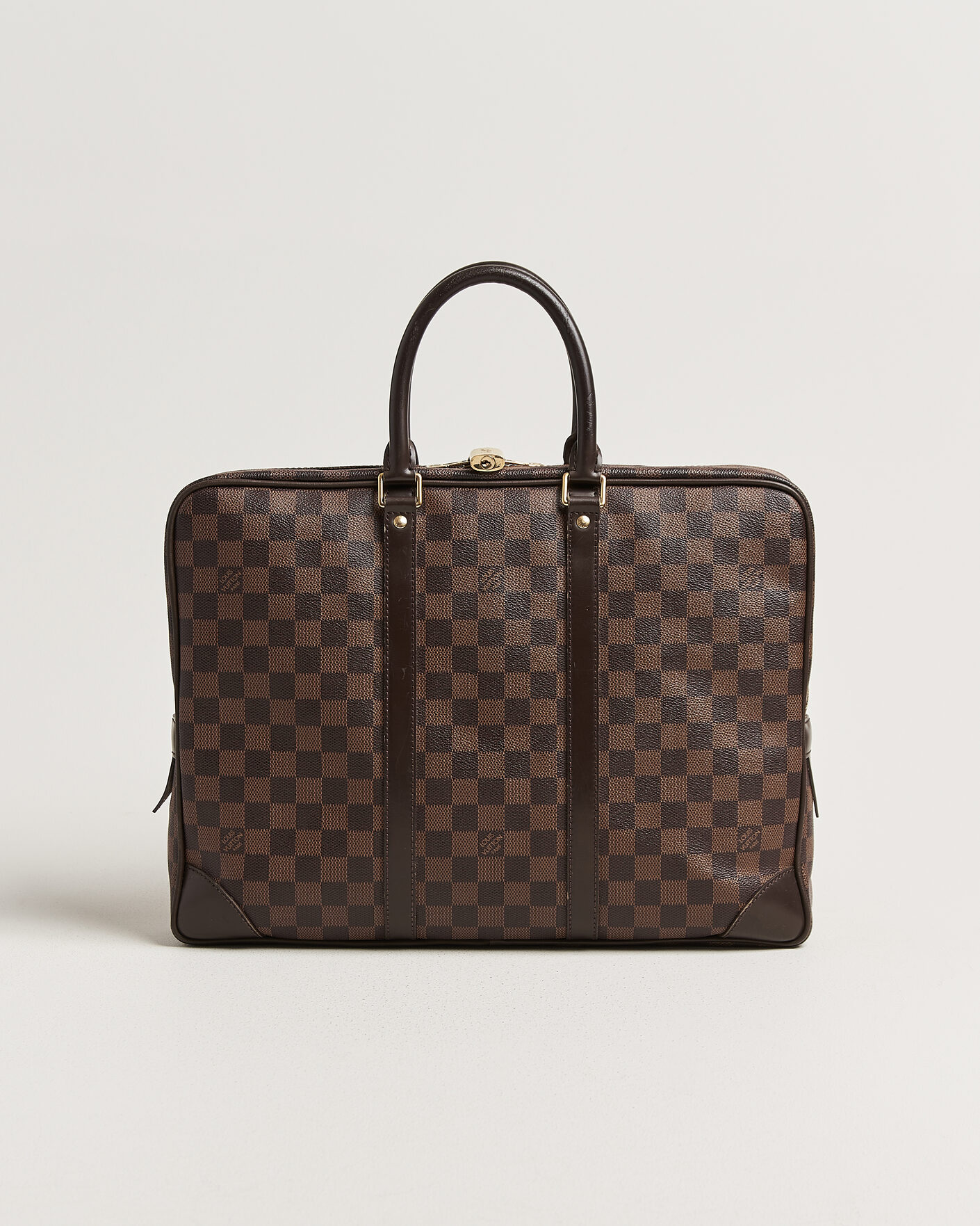 Herr | Pre-Owned & Vintage Bags | Louis Vuitton Pre-Owned | Porte Documents Voyage Damier Ebene
