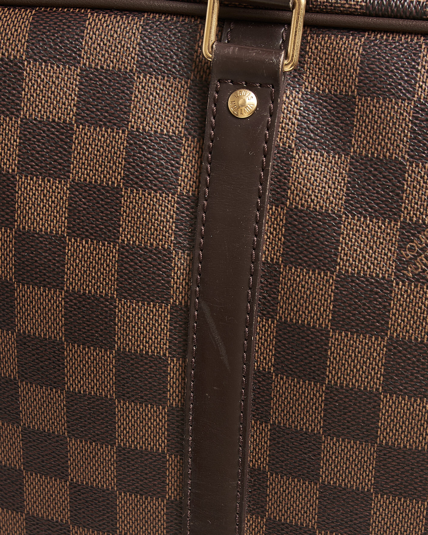 Herr | Pre-Owned & Vintage Bags | Louis Vuitton Pre-Owned | Porte Documents Voyage Damier Ebene
