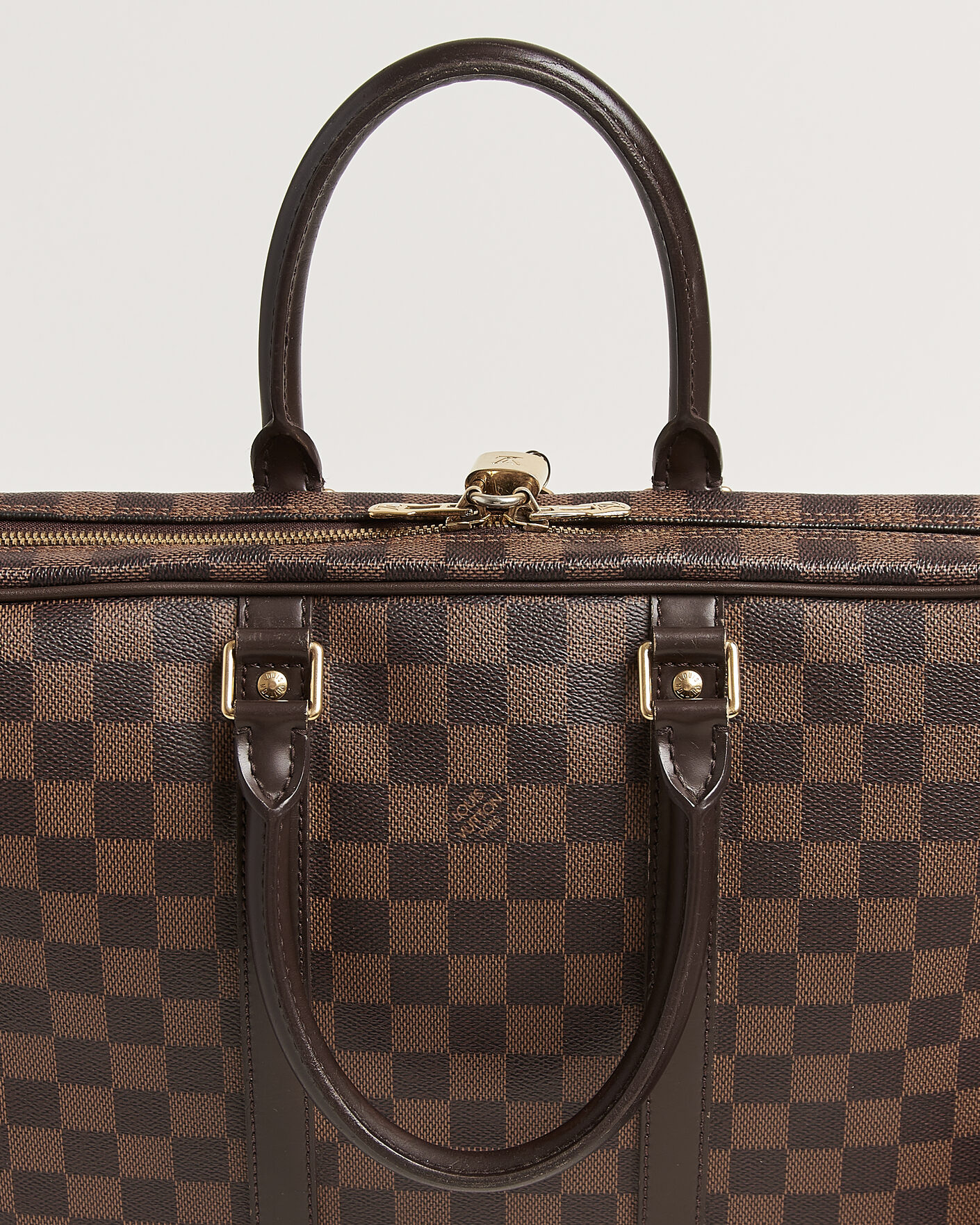 Herr | Pre-Owned & Vintage Bags | Louis Vuitton Pre-Owned | Porte Documents Voyage Damier Ebene