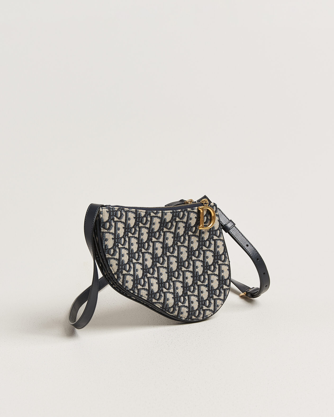 Herr | Pre-Owned & Vintage Bags | Dior Pre-Owned | Saddle Oblique Rodeo Trio Pouch Blue
