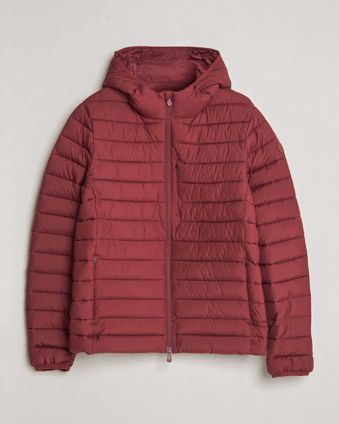Herr | Jackor | Save The Duck | Juncus Matt Lightweight Hood Jacket Wine Red
