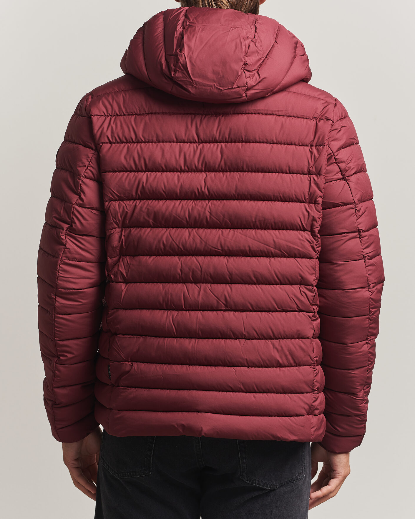 Herr | Jackor | Save The Duck | Juncus Matt Lightweight Hood Jacket Wine Red