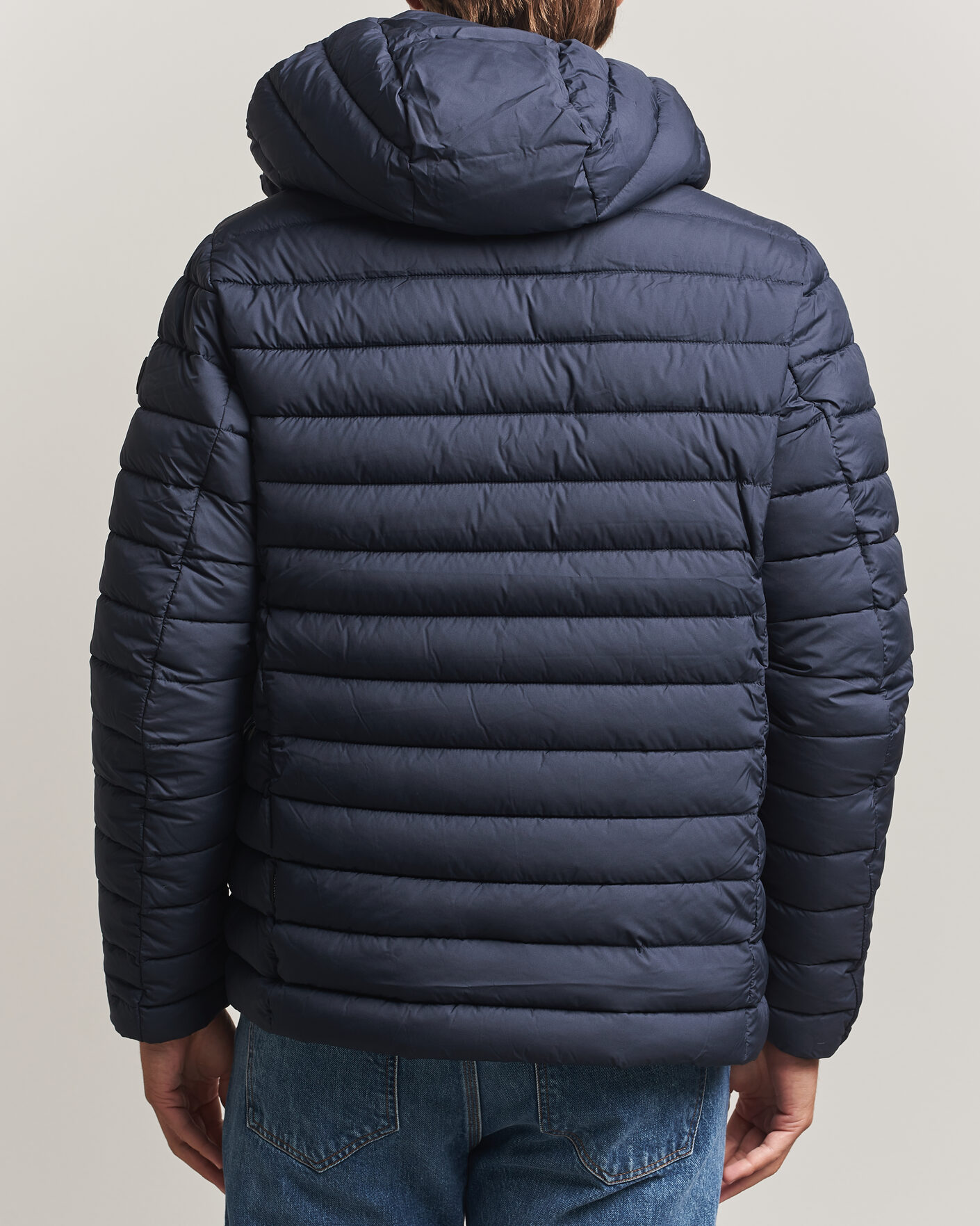 Herr | Jackor | Save The Duck | Juncus Matt Lightweight Hood Jacket Blue Black