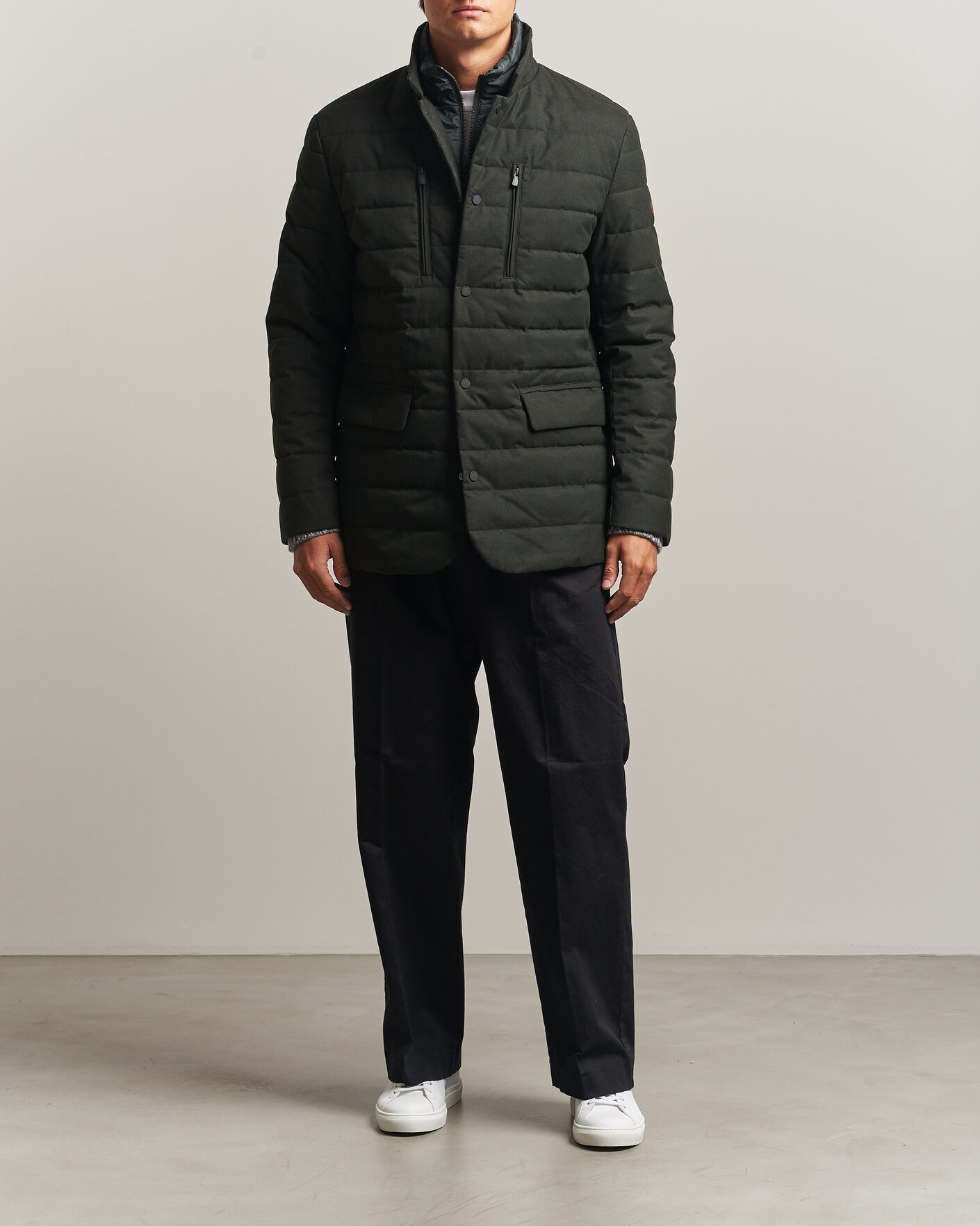 Herr | Jackor | Save The Duck | Felipe Padded Flannel Jacket Green Black