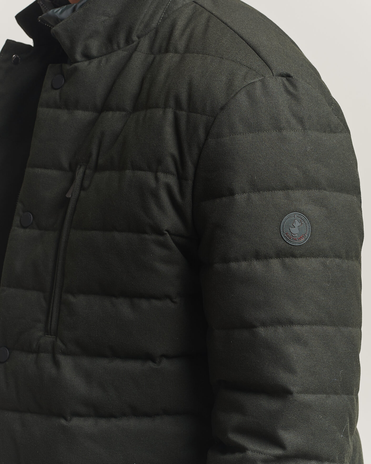 Herr | Jackor | Save The Duck | Felipe Padded Flannel Jacket Green Black