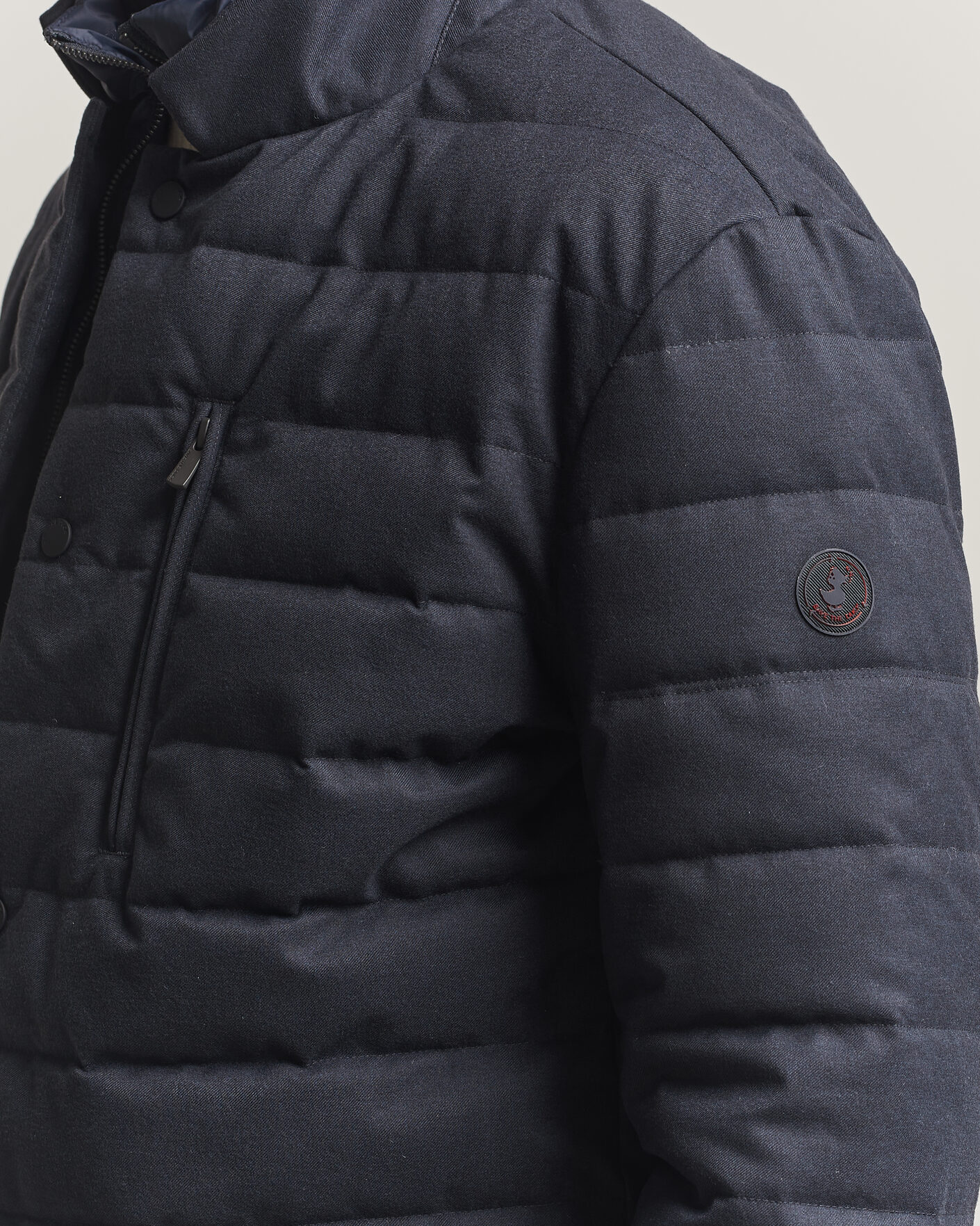 Herr | Jackor | Save The Duck | Felipe Padded Flannel Jacket Navy Blue