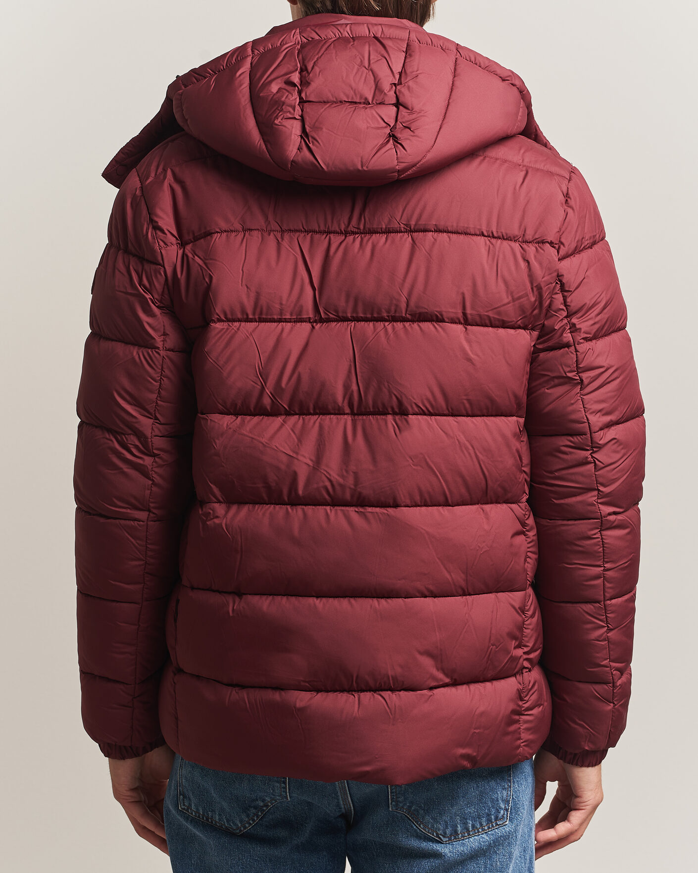 Herr | Jackor | Save The Duck | Boris Matt Padded Puffer Wine Red