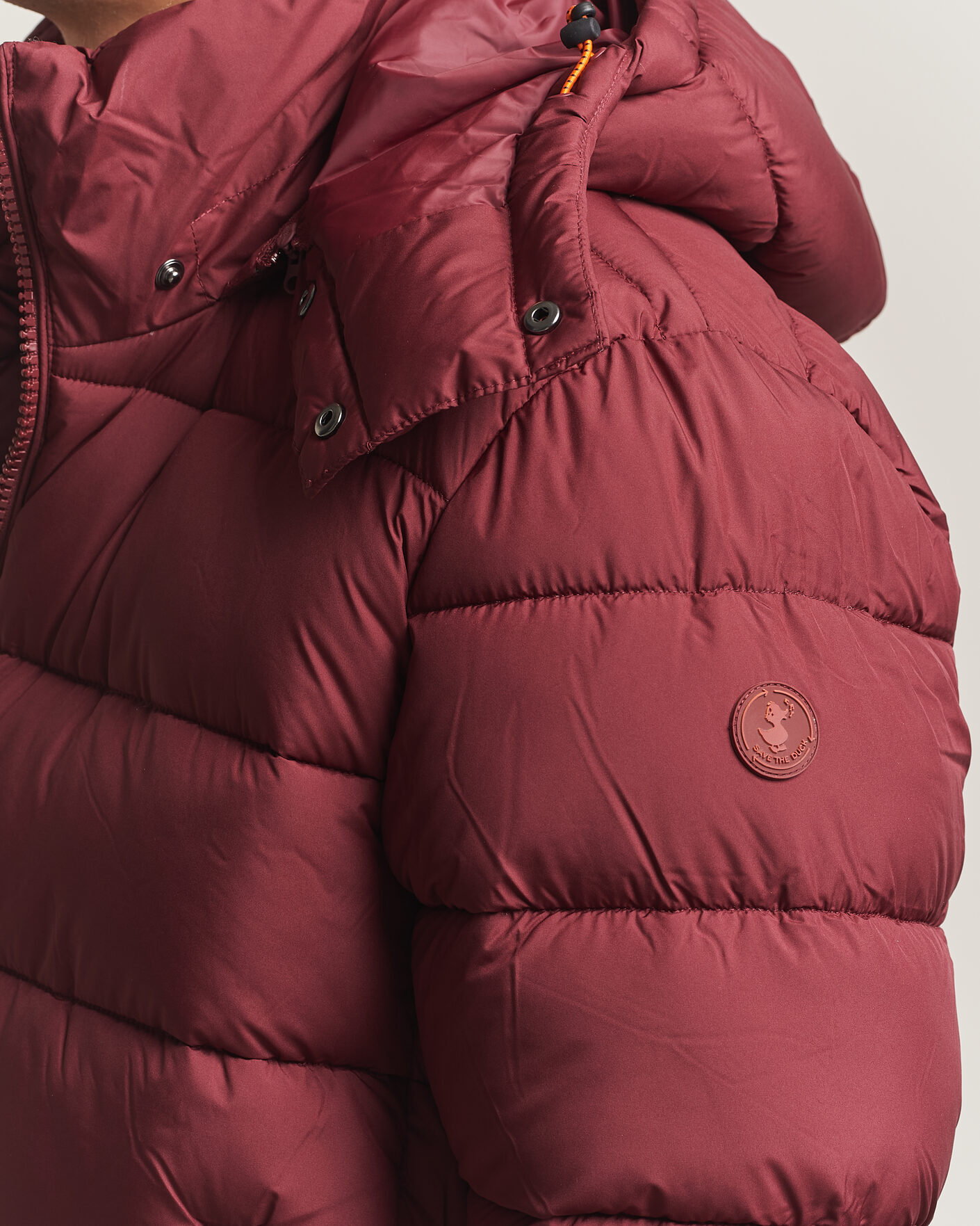 Herr | Jackor | Save The Duck | Boris Matt Padded Puffer Wine Red