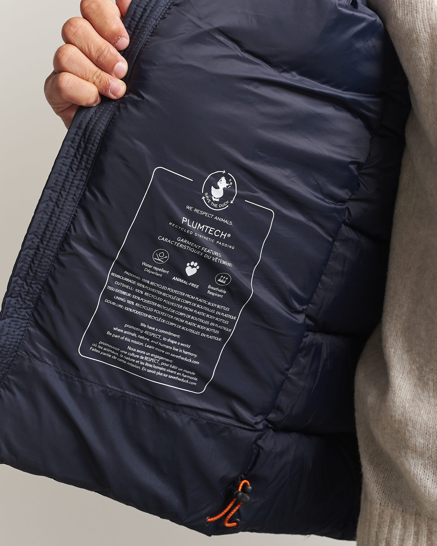 Herr | Jackor | Save The Duck | Boris Matt Padded Puffer Blue Black