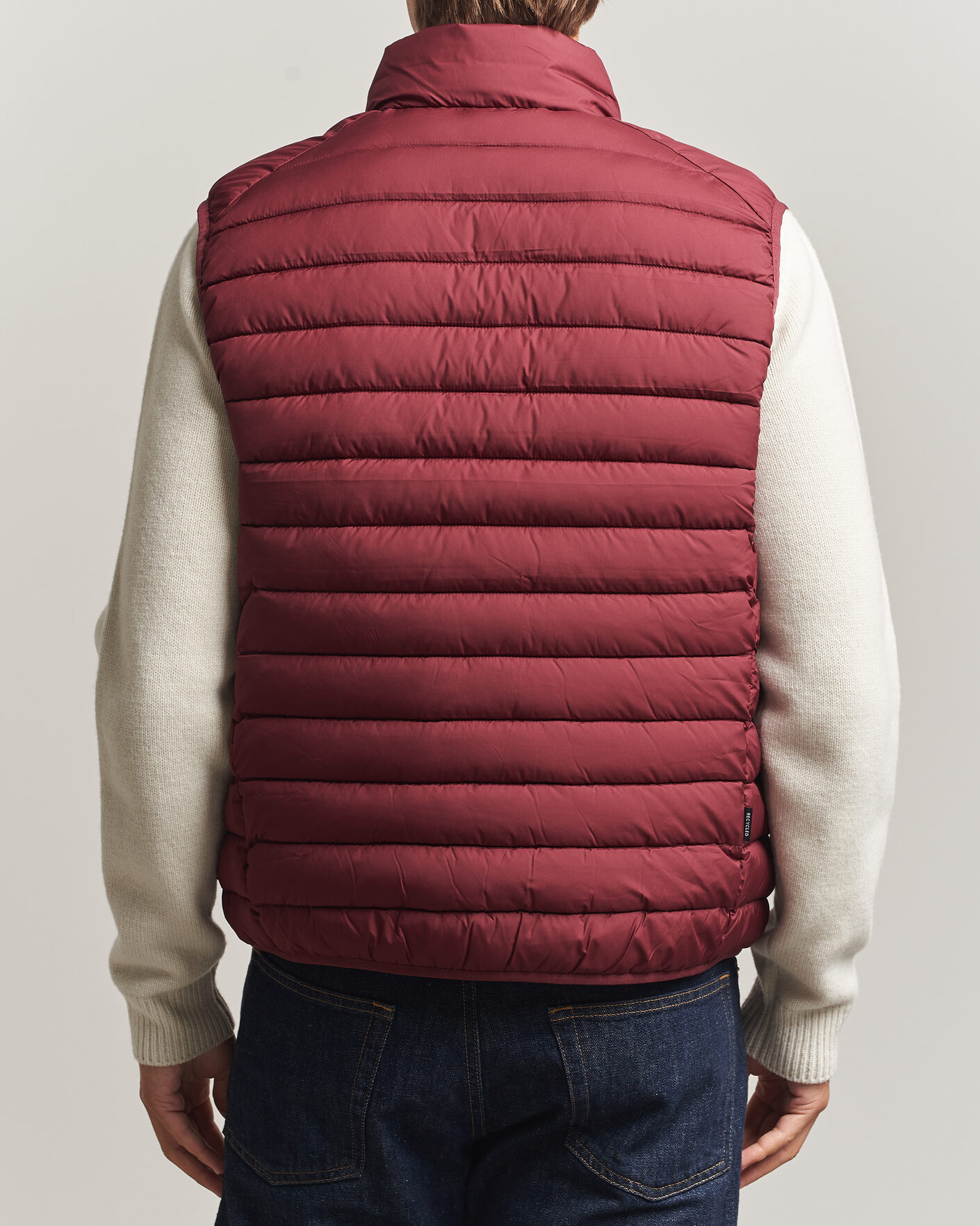 Herr | Västar | Save The Duck | Rhus Matt Lightweight Vest Wine Red