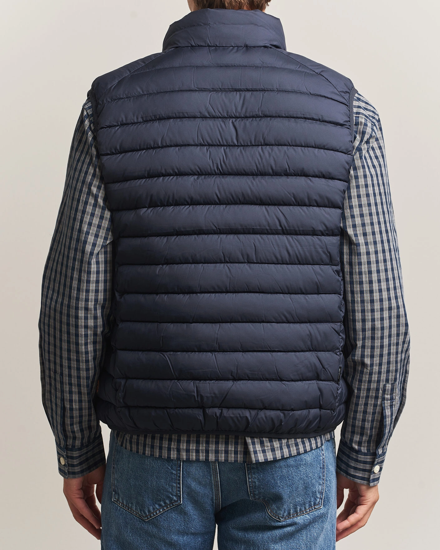 Herr | Västar | Save The Duck | Rhus Matt Lightweight Vest Blue Black