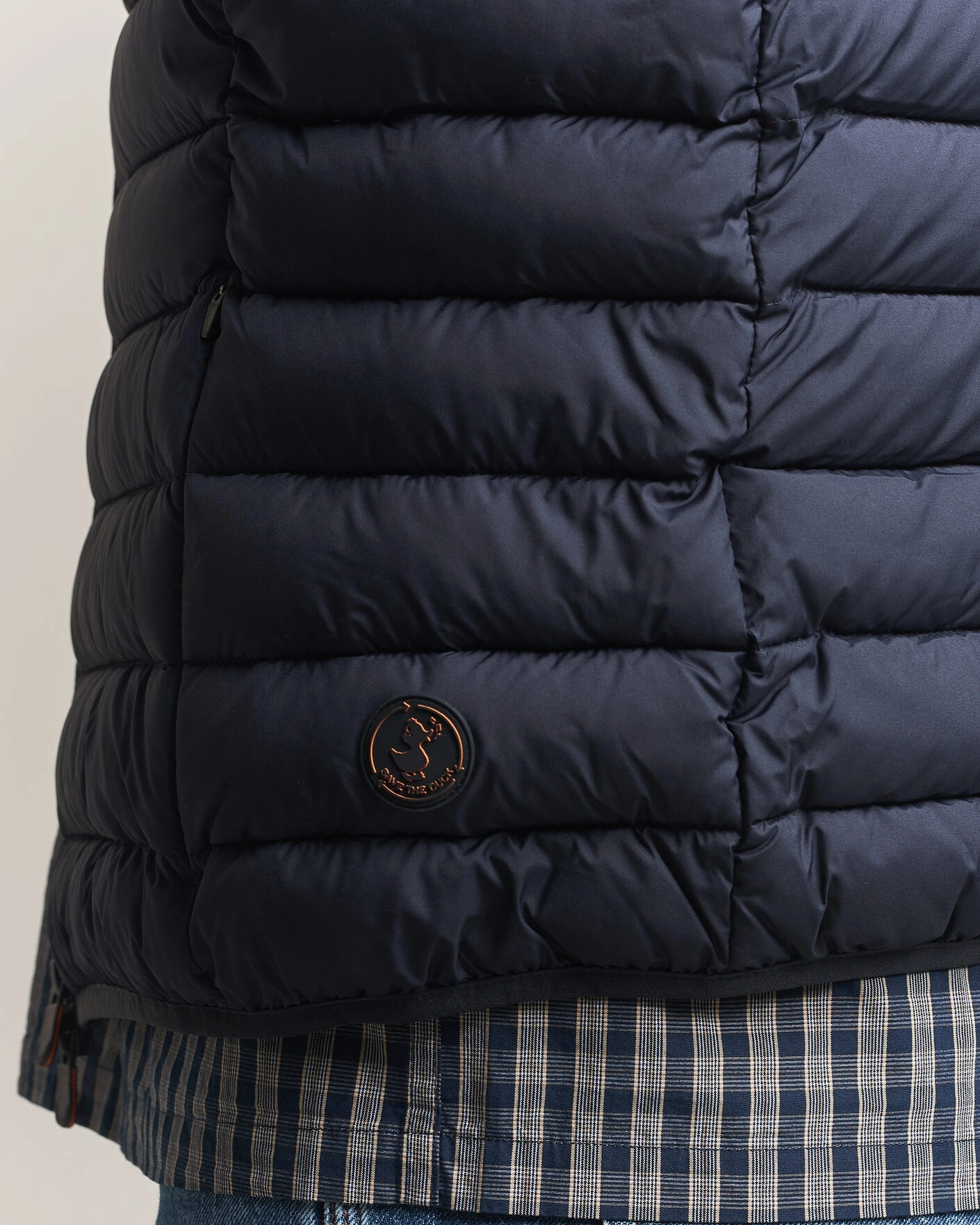 Herr | Västar | Save The Duck | Rhus Matt Lightweight Vest Blue Black