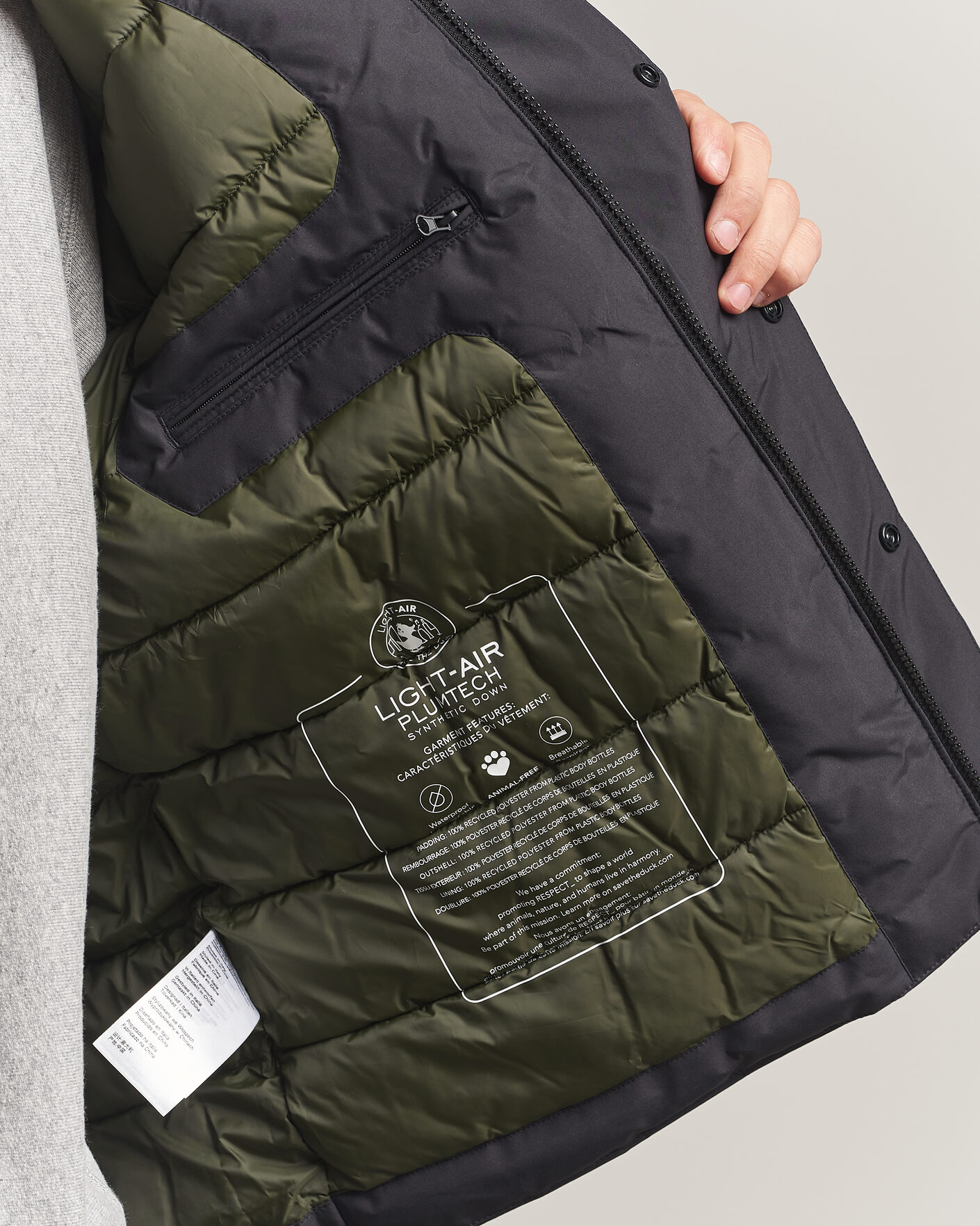 Herr | Jackor | Save The Duck | Arctic Gasparo Hooded Down Jacket Black