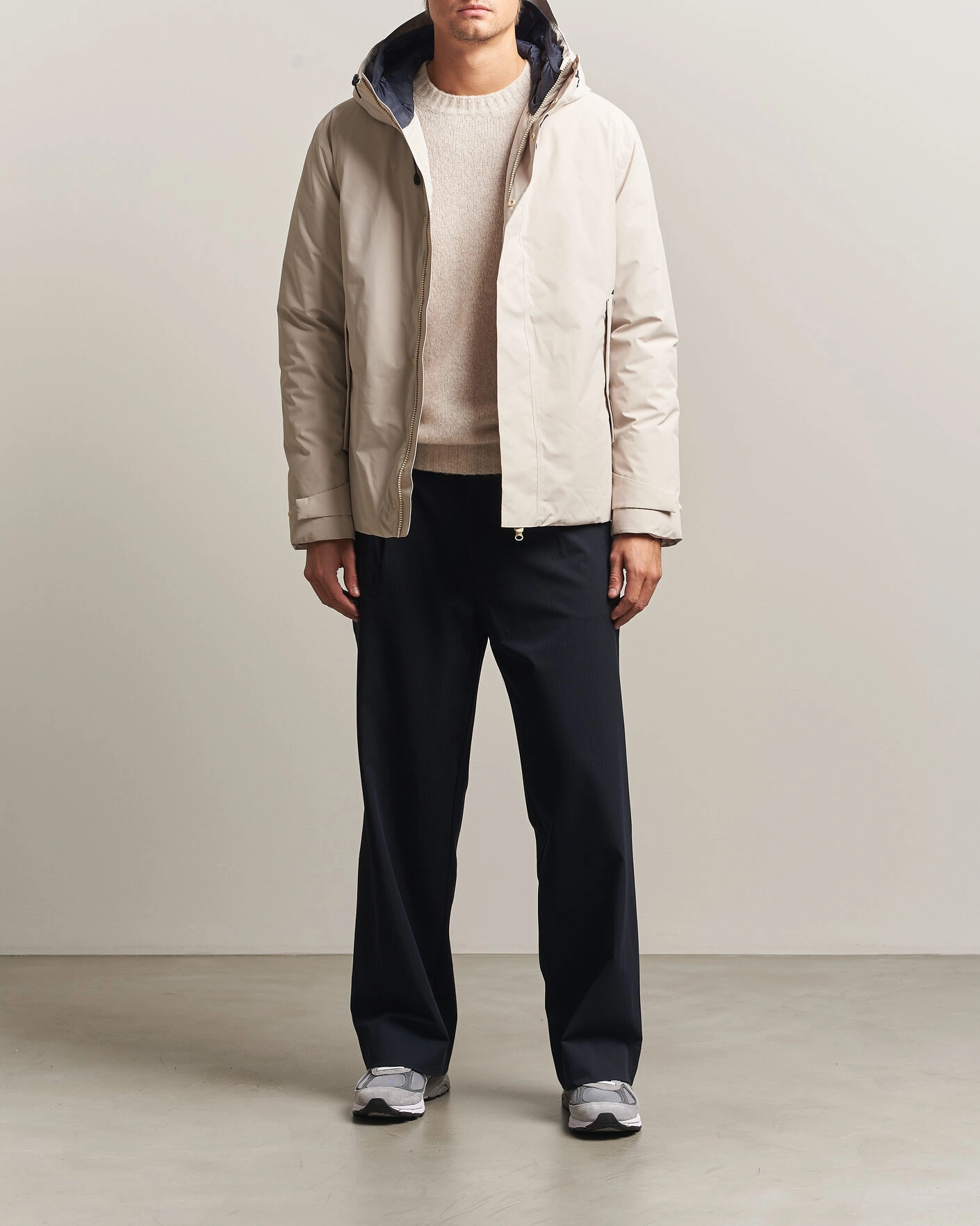 Herr | Jackor | Save The Duck | Arctic Gasparo Hooded Down Jacket Shore Beige