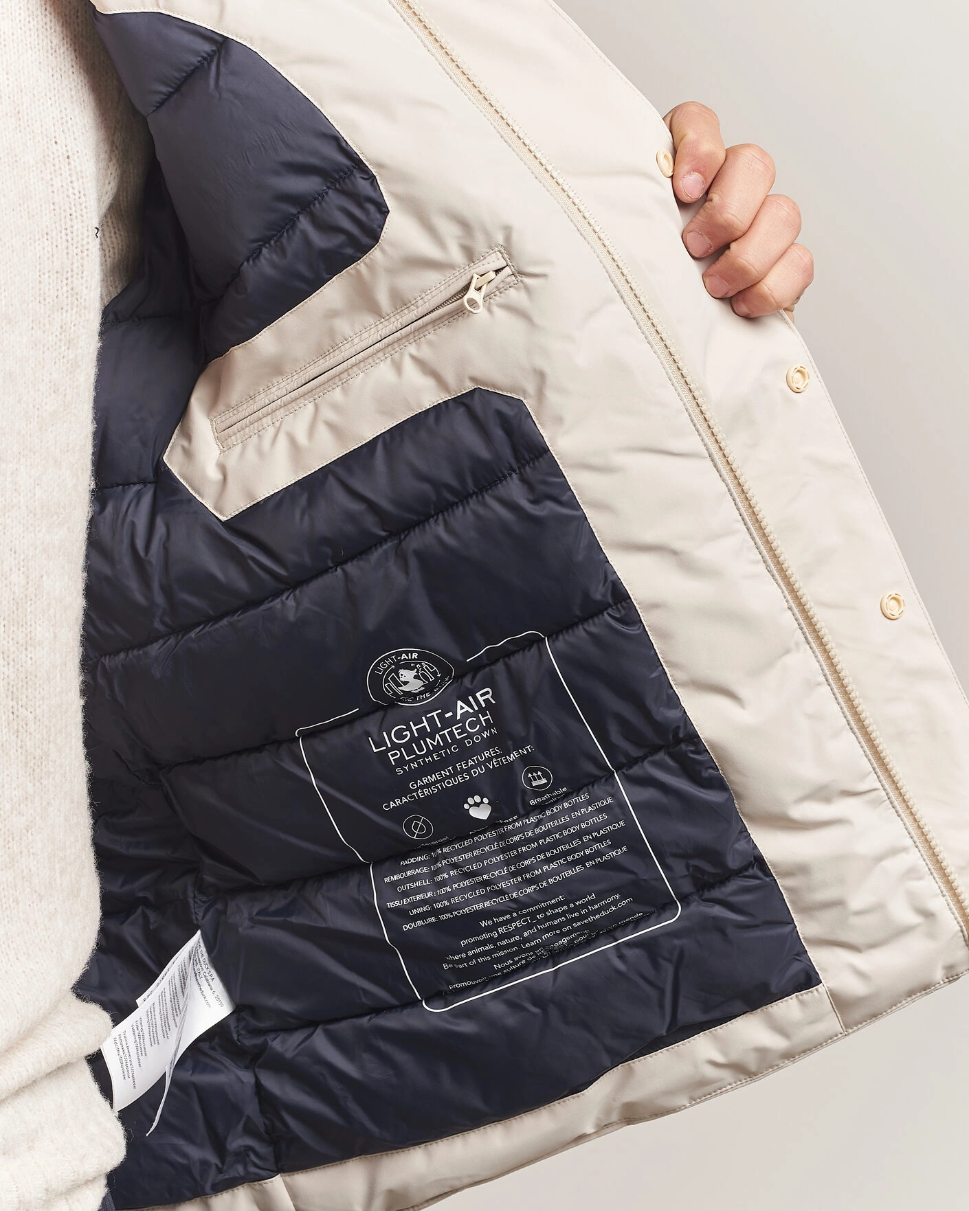 Herr | Jackor | Save The Duck | Arctic Gasparo Hooded Down Jacket Shore Beige