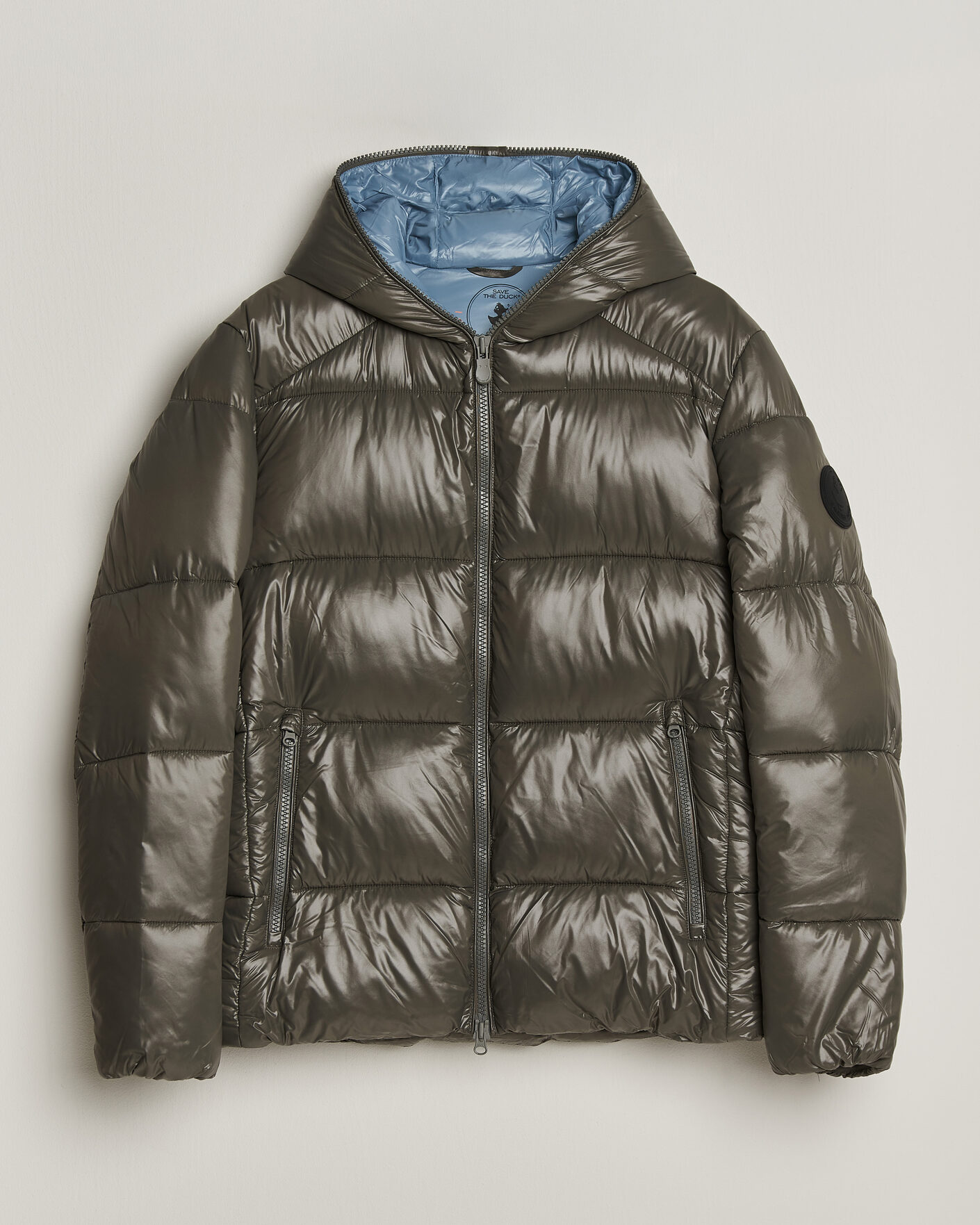 Herr | Jackor | Save The Duck | Edgard Padded Puffer Gunmetal Grey