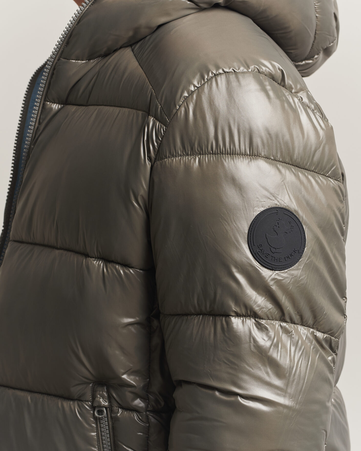 Herr | Jackor | Save The Duck | Edgard Padded Puffer Gunmetal Grey