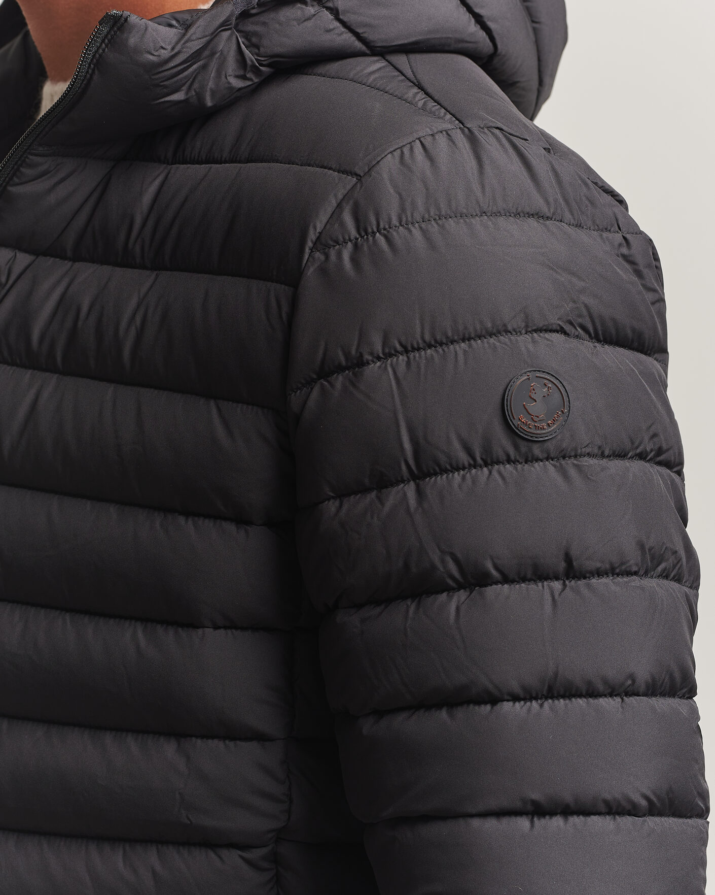 Herr | Jackor | Save The Duck | Juncus Matt Lightweight Hood Jacket Black