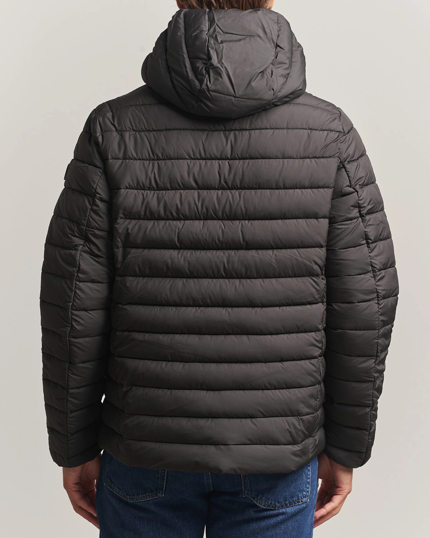Herr | Jackor | Save The Duck | Juncus Matt Lightweight Hood Jacket Brown Black