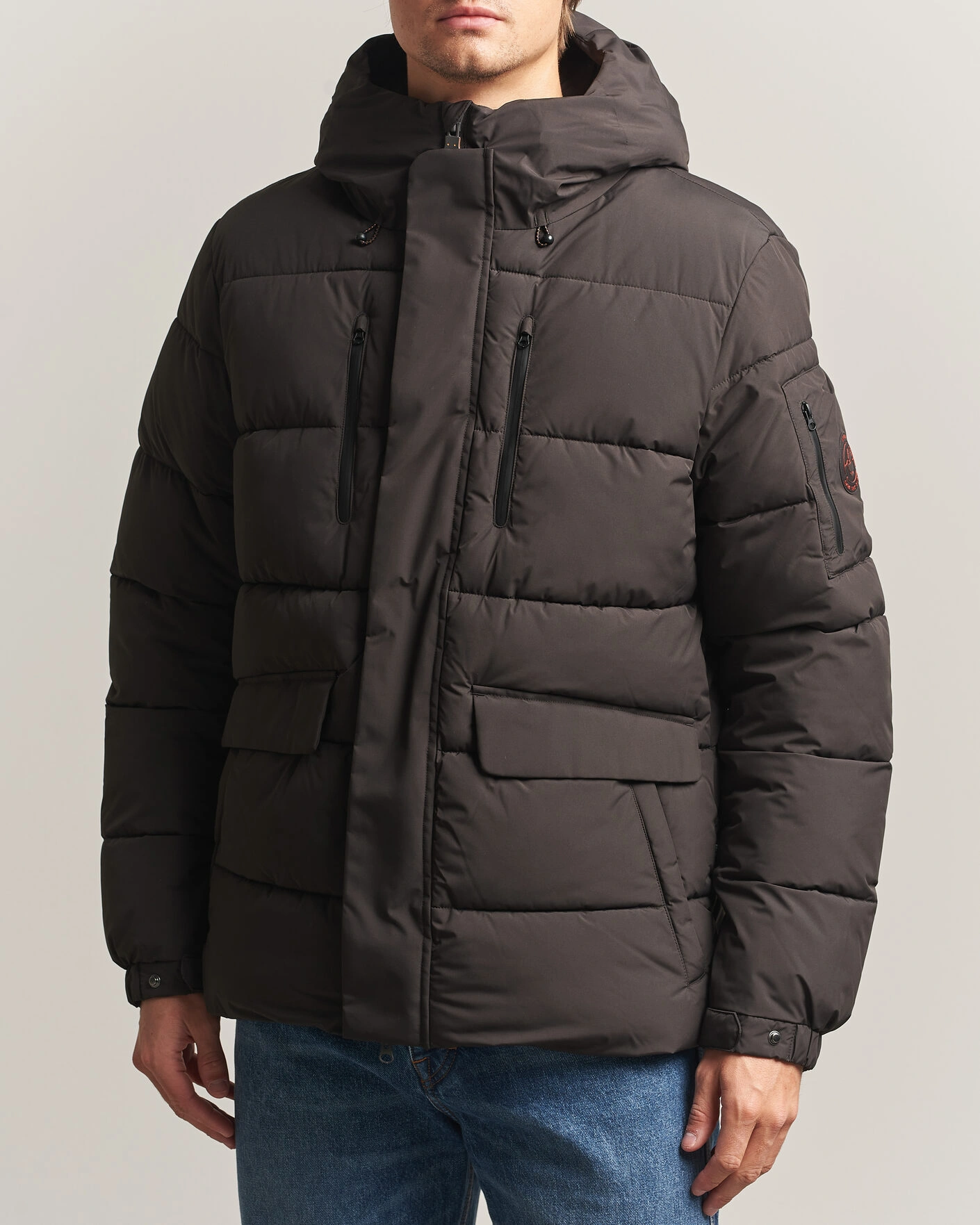 Herr | Jackor | Save The Duck | Espel Short Arctic Parka Brown Black
