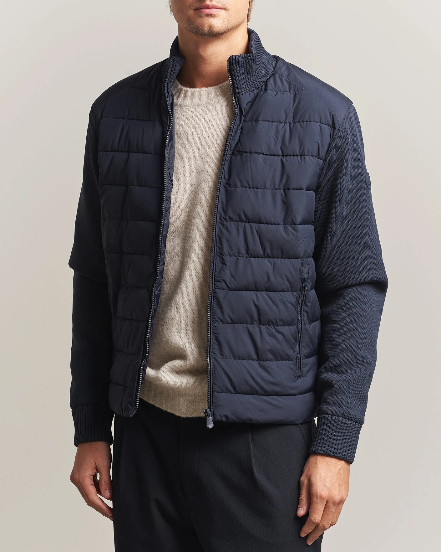 Herr | Jackor | Save The Duck | Sedum Hybrid Jacket Blue Black