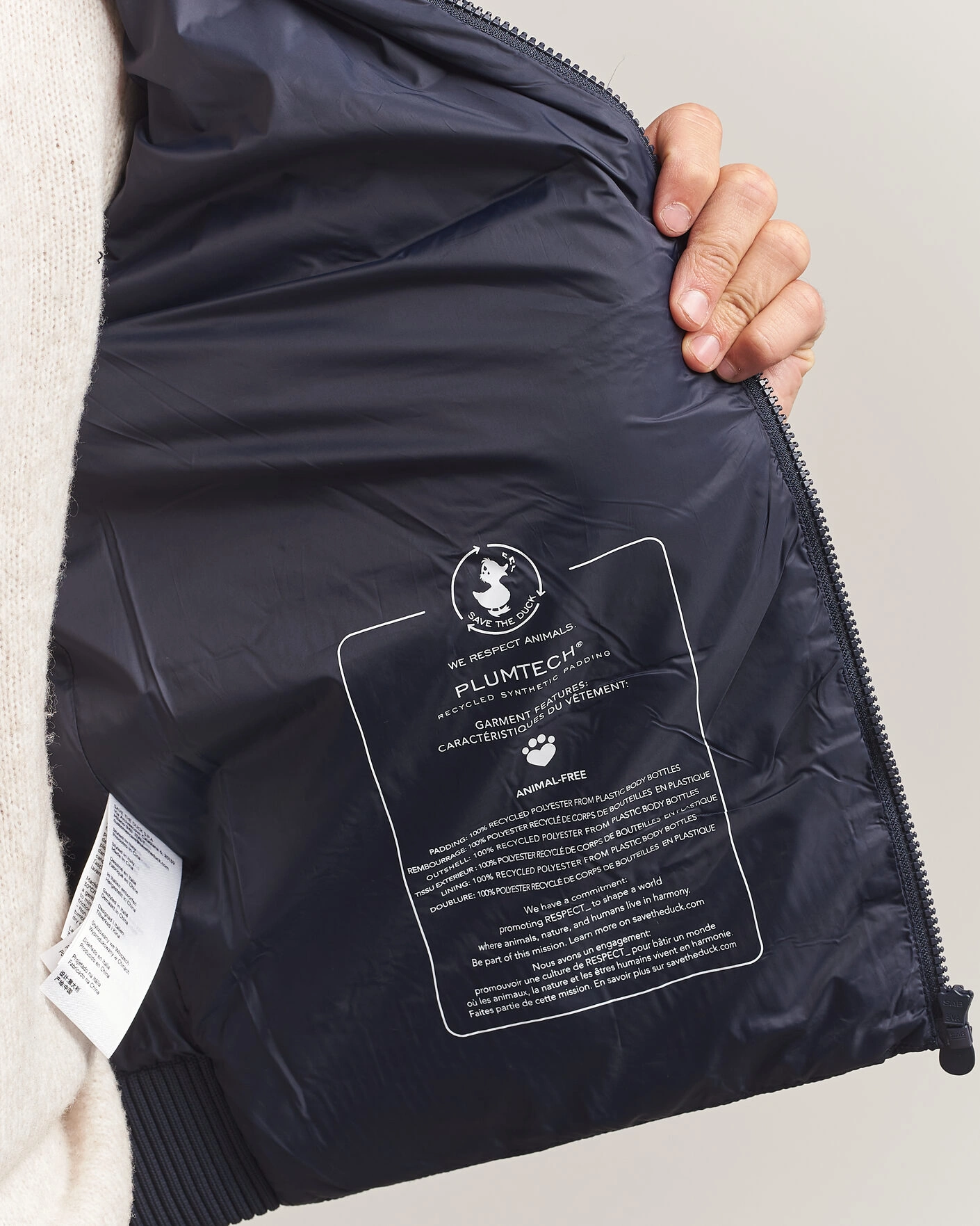 Herr | Jackor | Save The Duck | Sedum Hybrid Jacket Blue Black