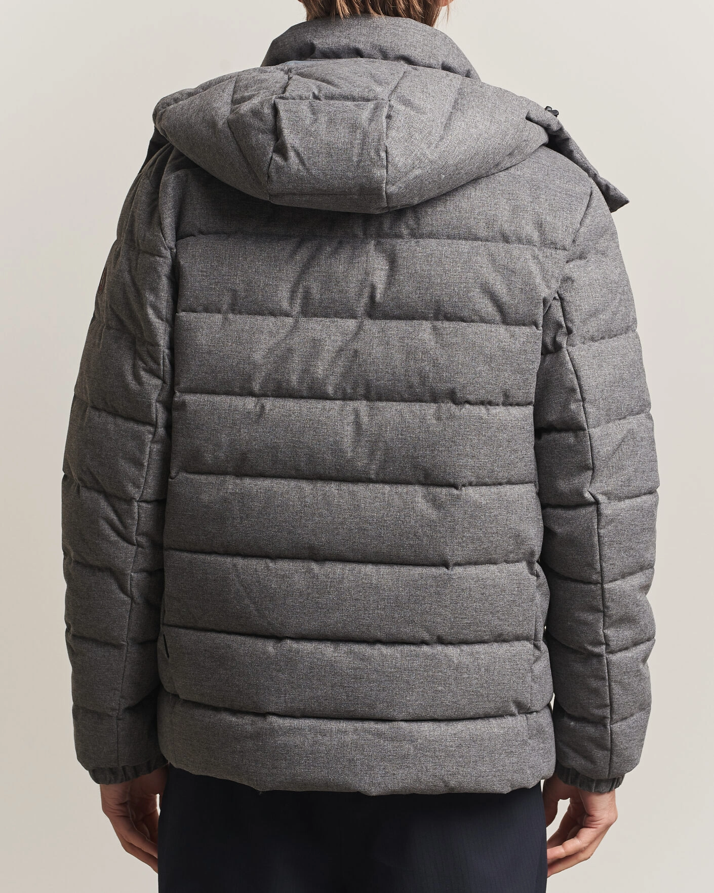 Herr | Jackor | Save The Duck | Constantin Padded Flannel Jacket Mid Grey Melange