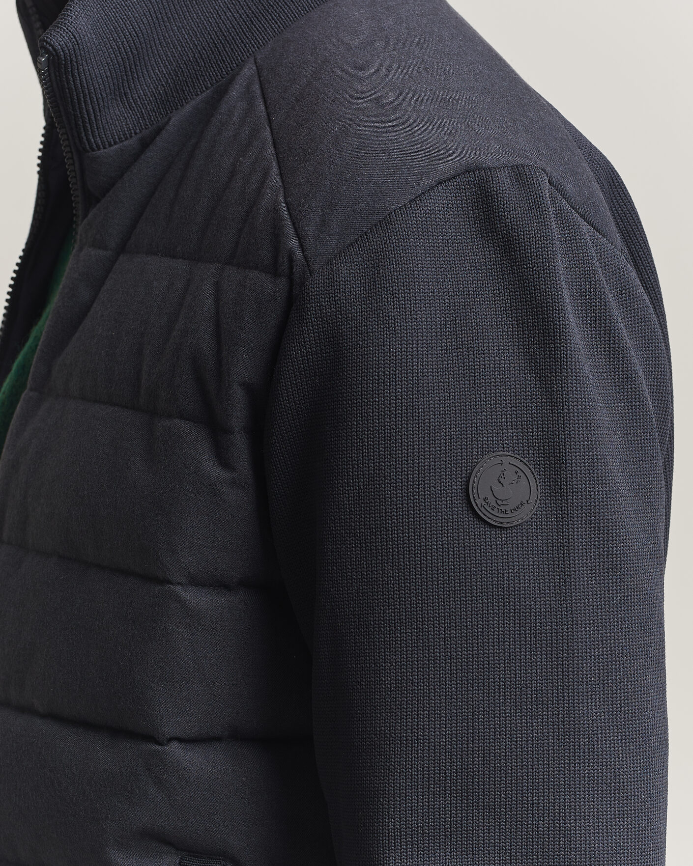 Herr | Jackor | Save The Duck | Lasse Padded Hybrid Jacket Navy Blue Melange