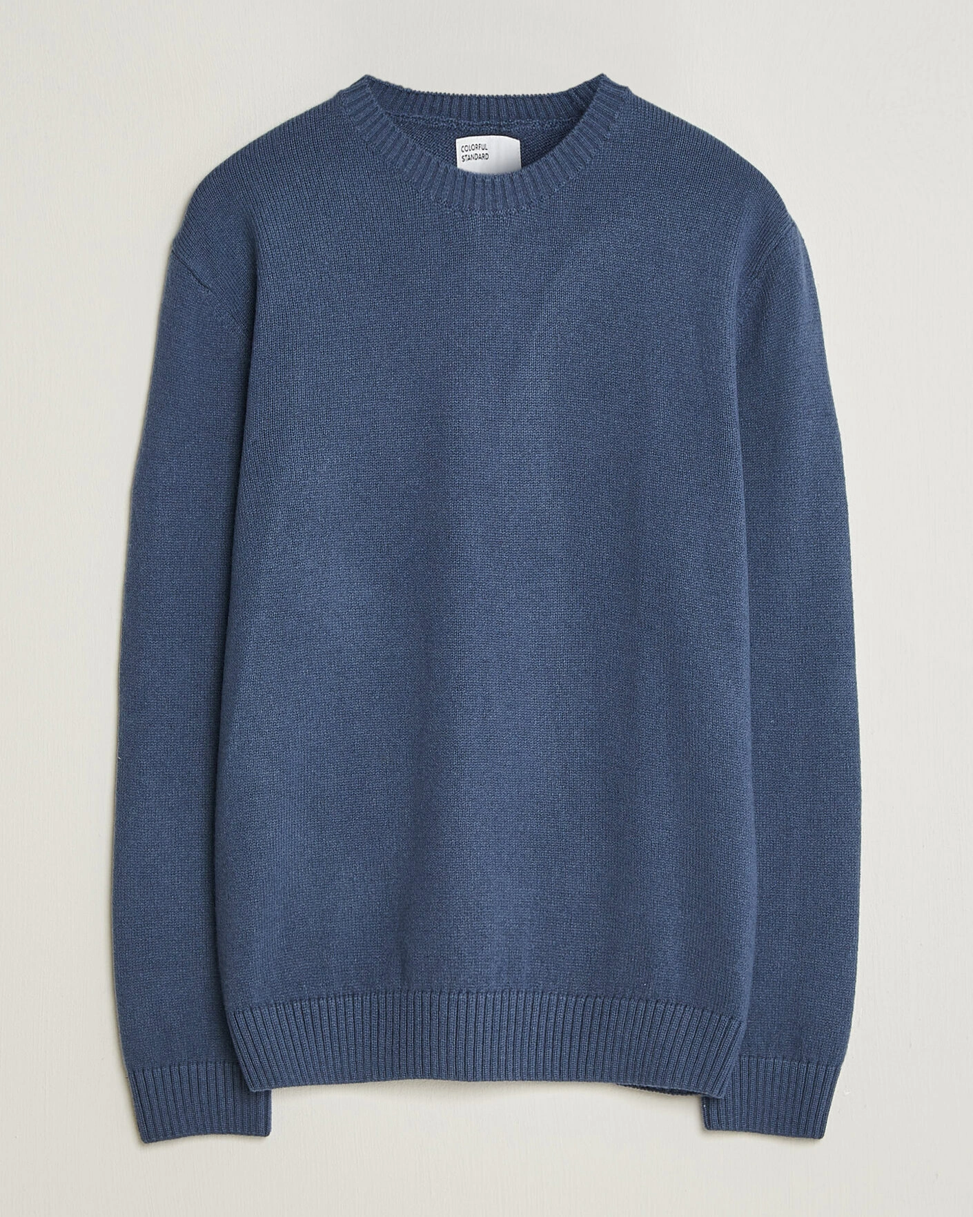 Herr | Tröjor | Colorful Standard | Classic Merino Wool Crew Neck Petrol Blue